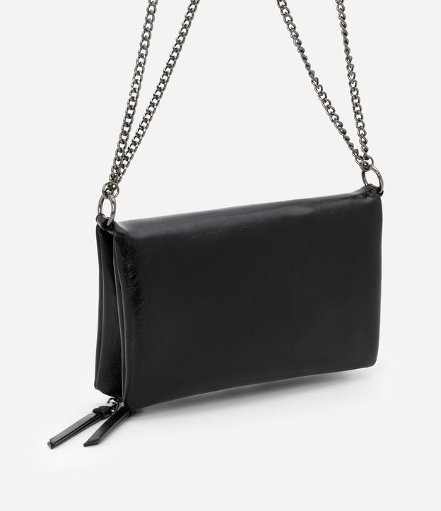 Bolsa Transversal Média com Alça de Correntes