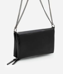 Bolsa Transversal Média com Alça de Correntes