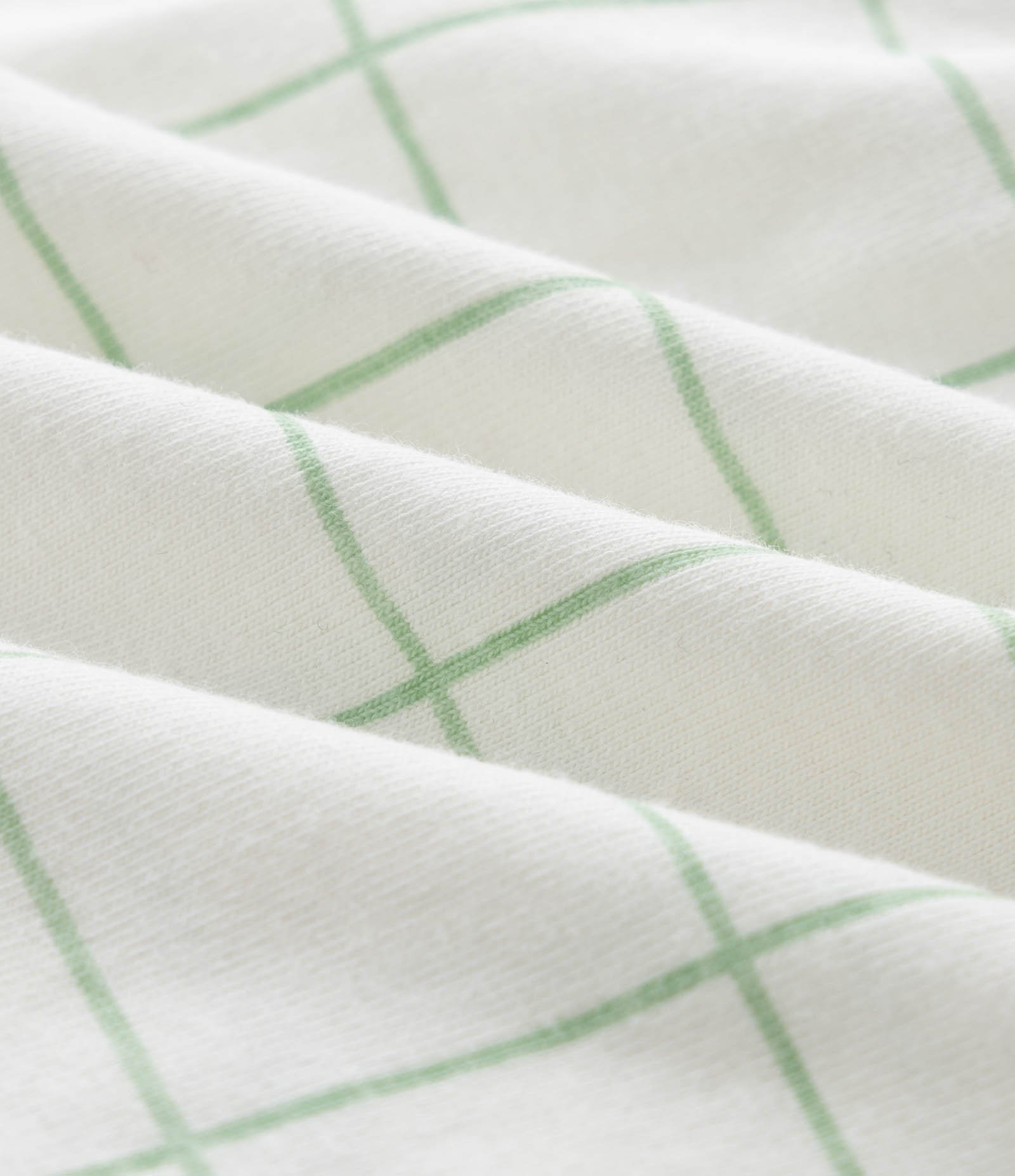 Conjunto Infantil com Bata e Bermuda Estampada e Bordado de Cerejinhas - Tam RN a 18 Meses Verde Pastel 9