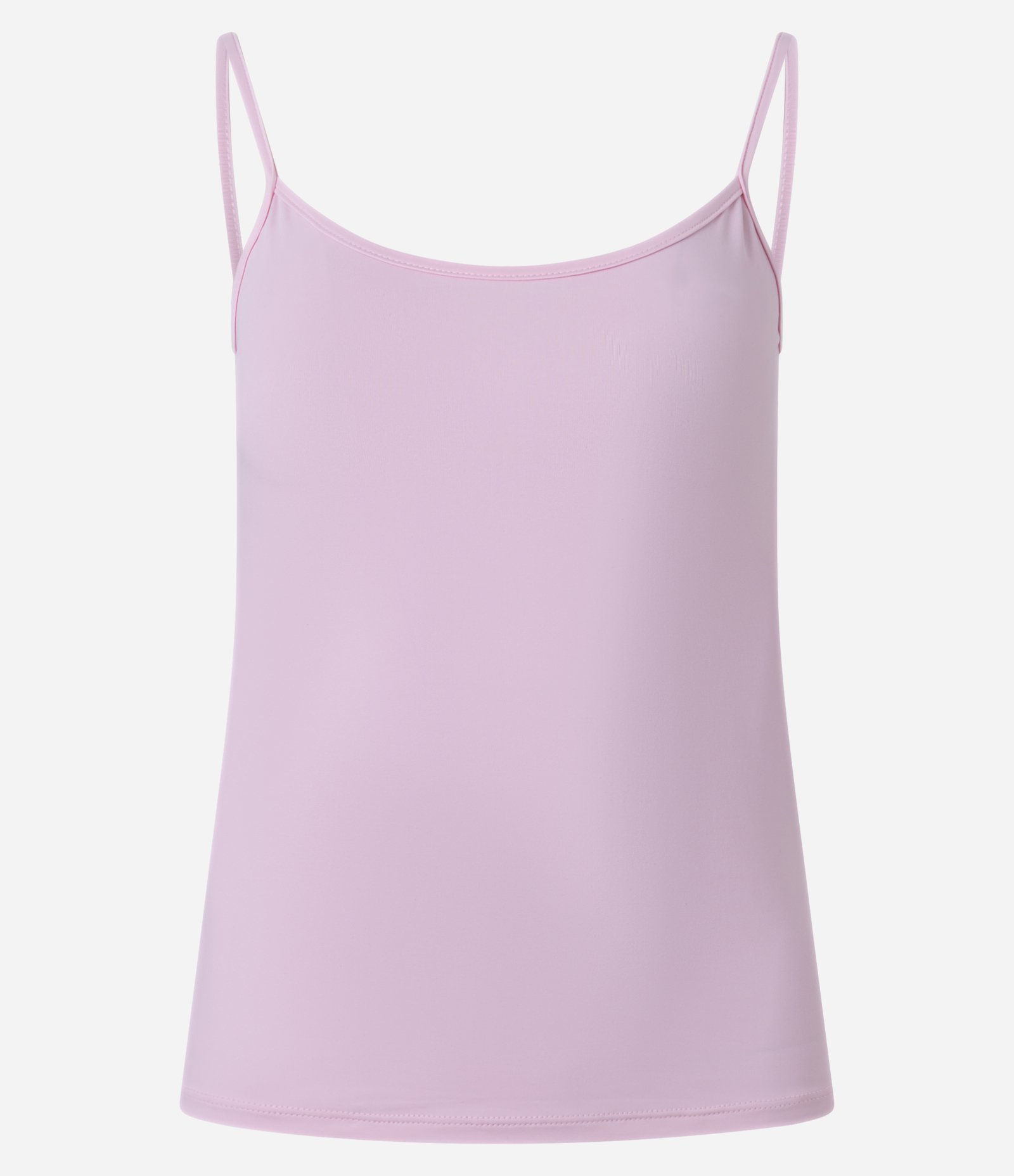 Blusa Básica em Poliamida com Alças Finas Rosa Claro 5
