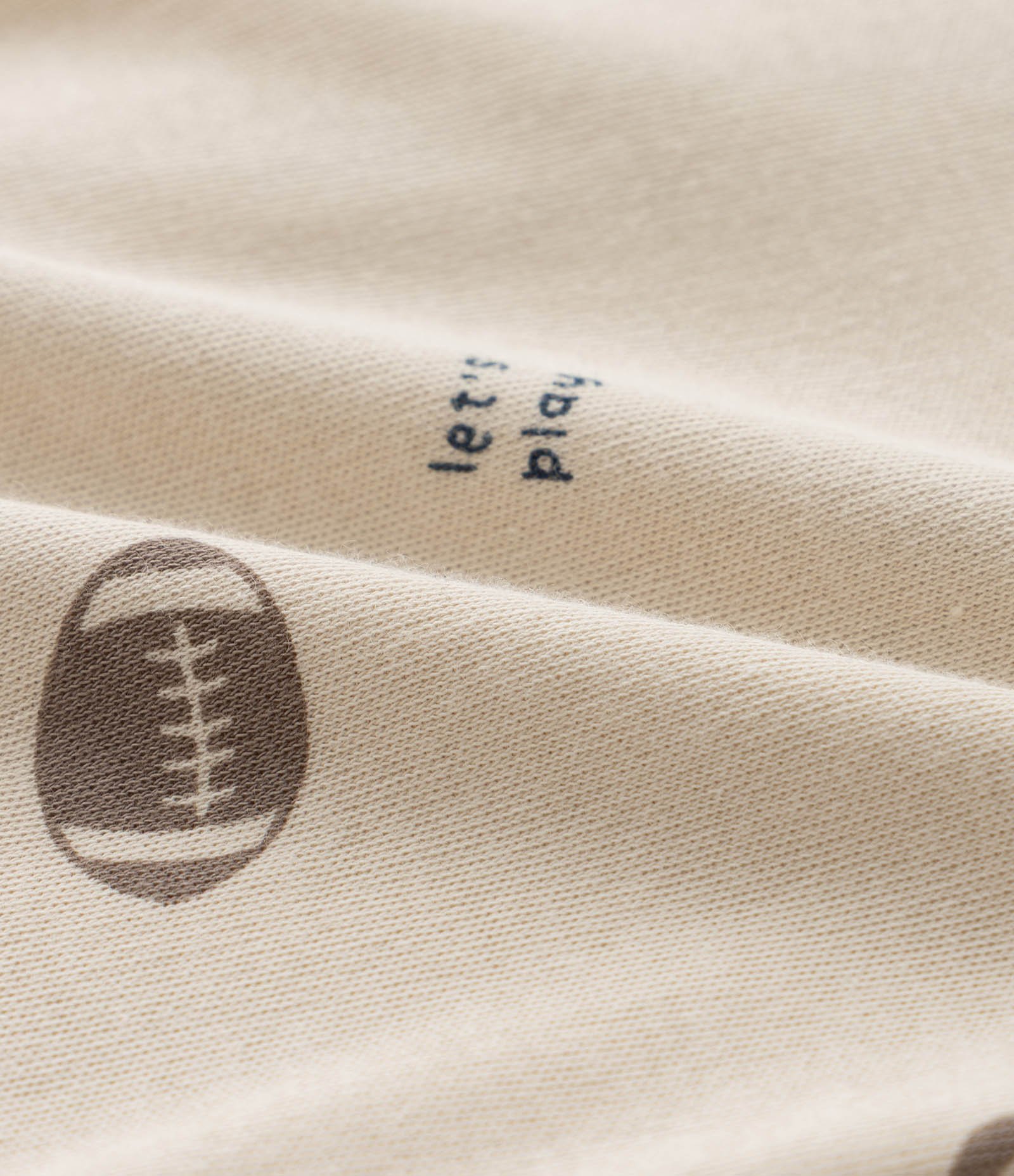 Macacão Infantil Manga Longa com Bordado no Bumbum – Tam RN a 24 Meses Bege Claro 4