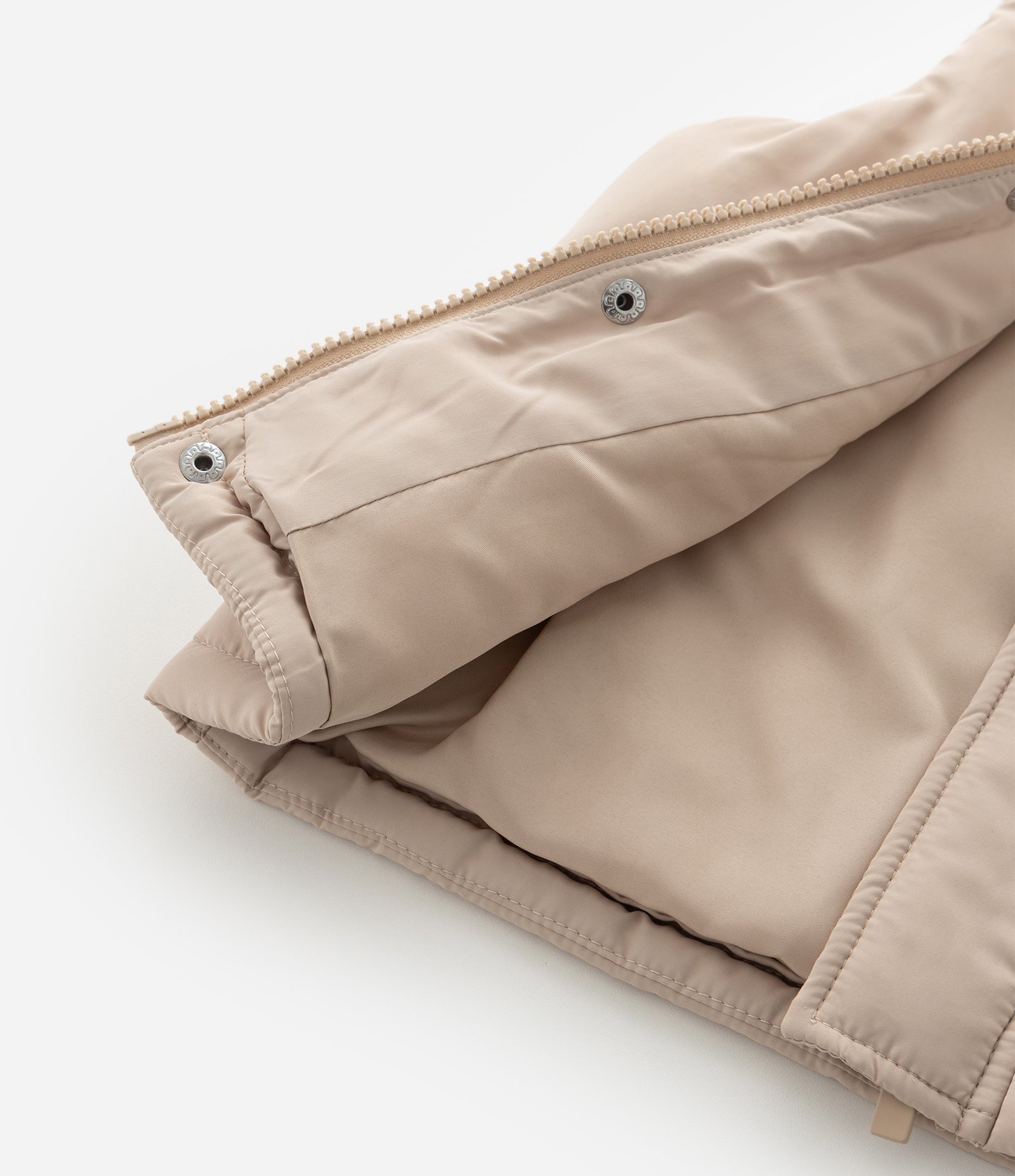 Colete Infantil com Laços Frontais – Tam 1 a 5/6 Anos Bege Claro 3