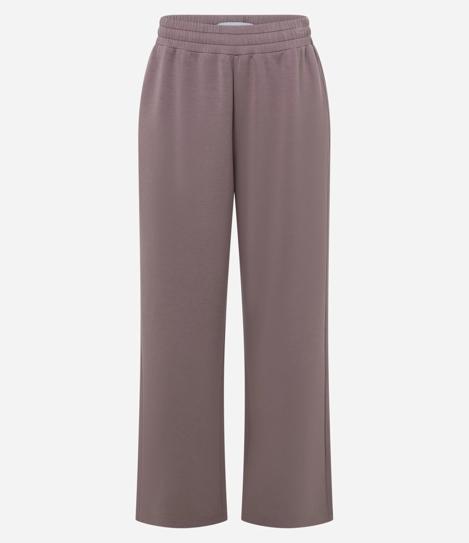 Calça Reta em Modal com Amarração Roxo 3