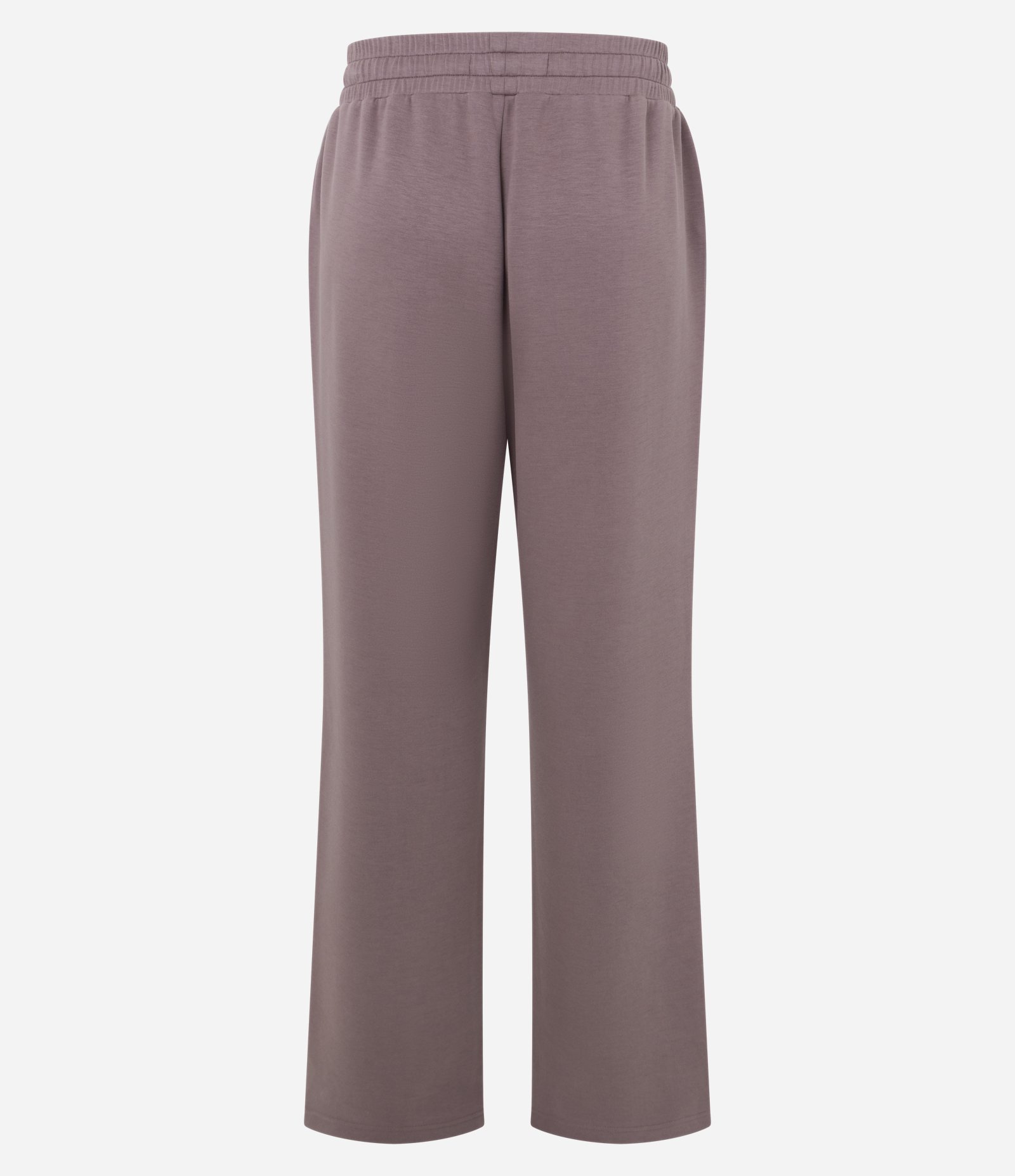 Calça Reta em Modal com Amarração Roxo 5