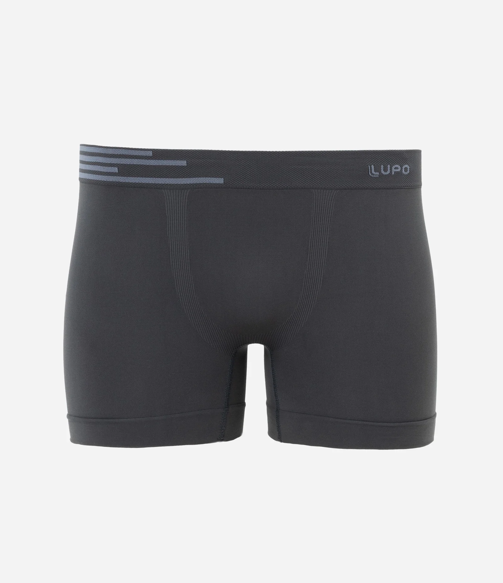 Cueca Boxer em Microfibra com Cós Elástico Lupo Cinza 1