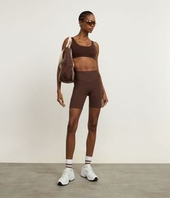 Bermuda Esportiva em Poliamida com Cós Largo