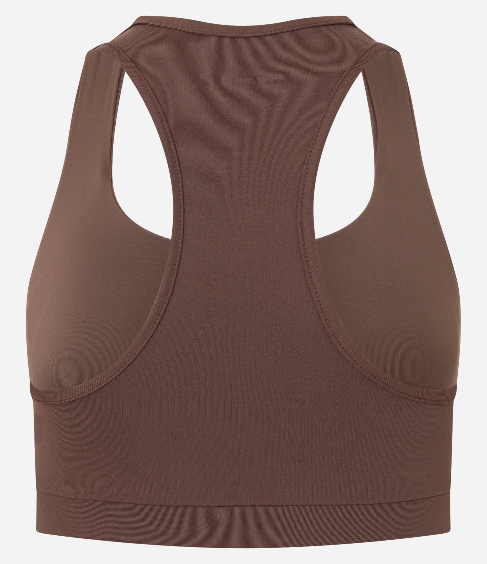 Top Nadador Esportivo com Bojo Canelado Marrom 7