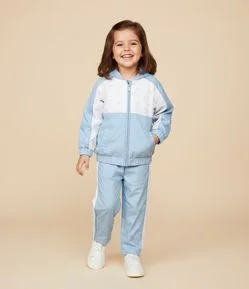 Jaqueta Quebra Vento Infantil com Capuz - Tam 1 A 6 Anos