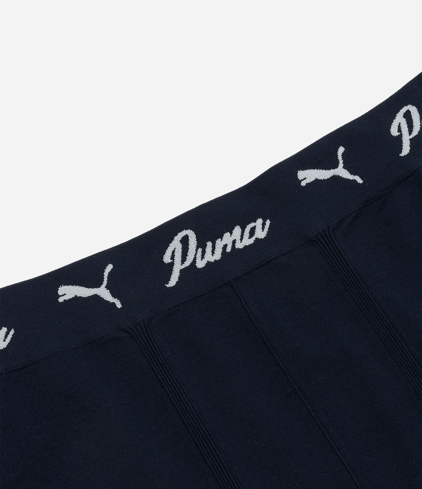 Cueca Boxer em Microfibra com Logo Retrô Puma Azul Marinho 2