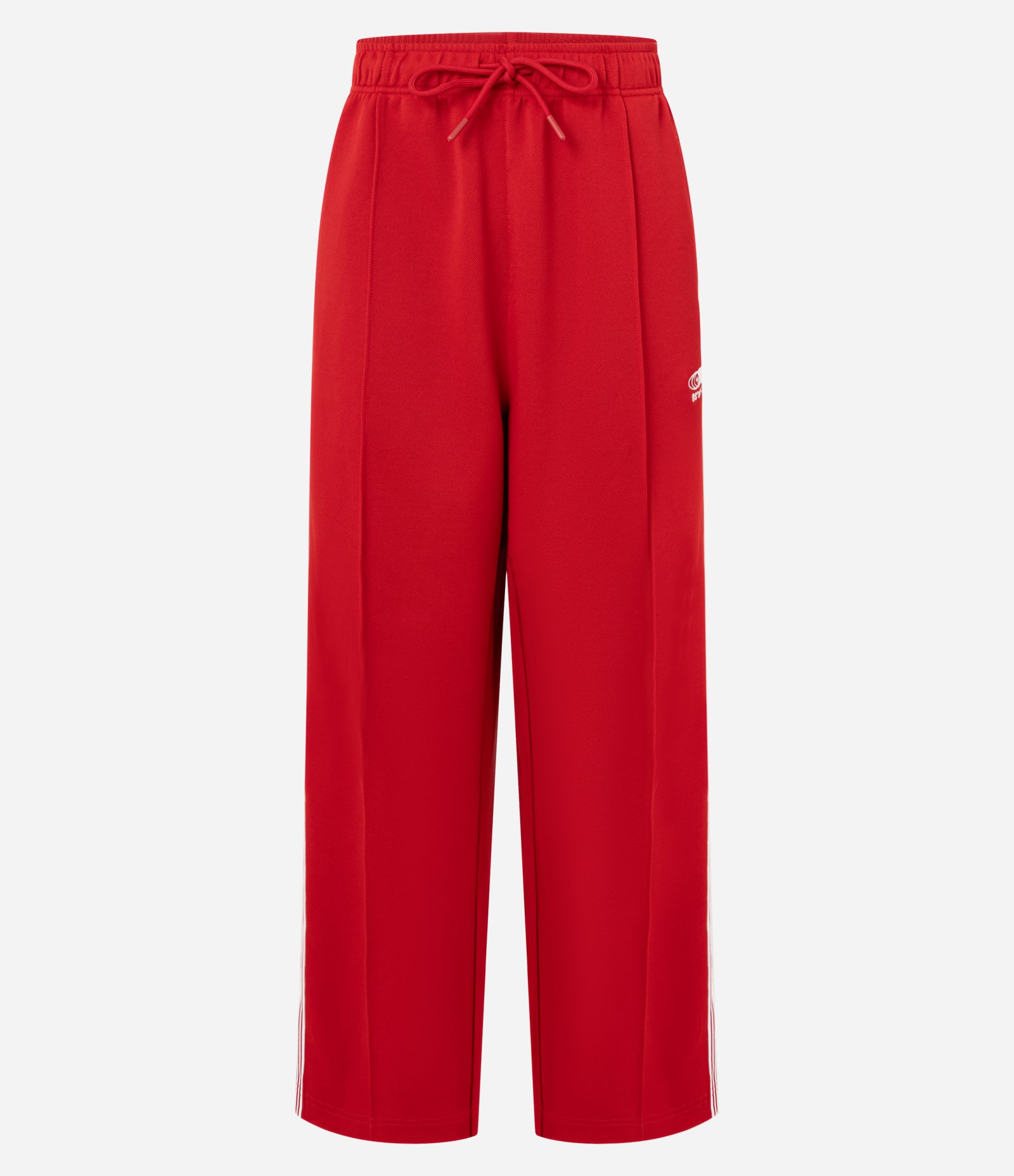 Calça Esportiva em Helanca com Listras Laterais e Estampa Localizada Vermelho 6