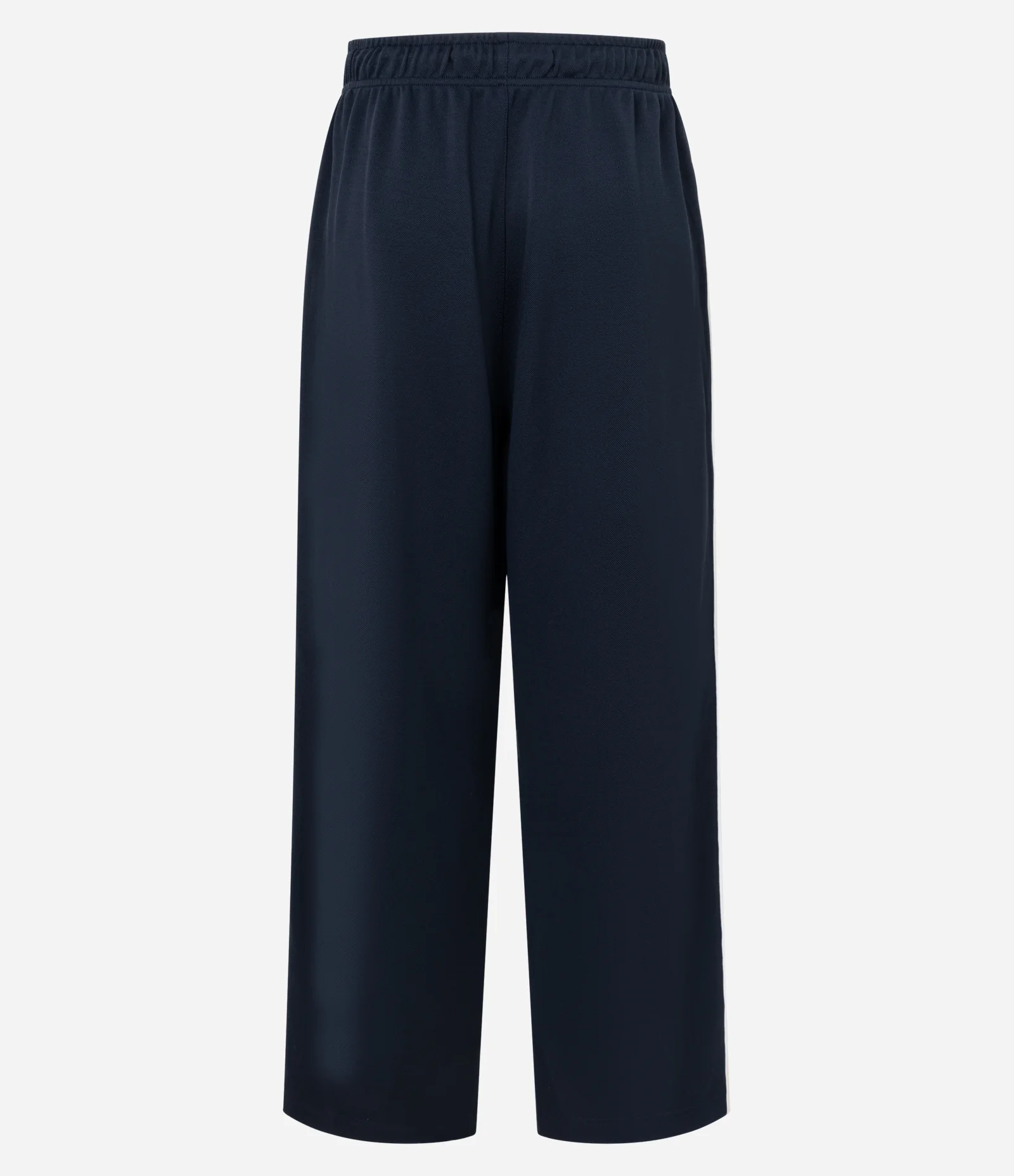 Calça Esportiva em Helanca com Listras Laterais e Estampa Localizada Azul Escuro 7