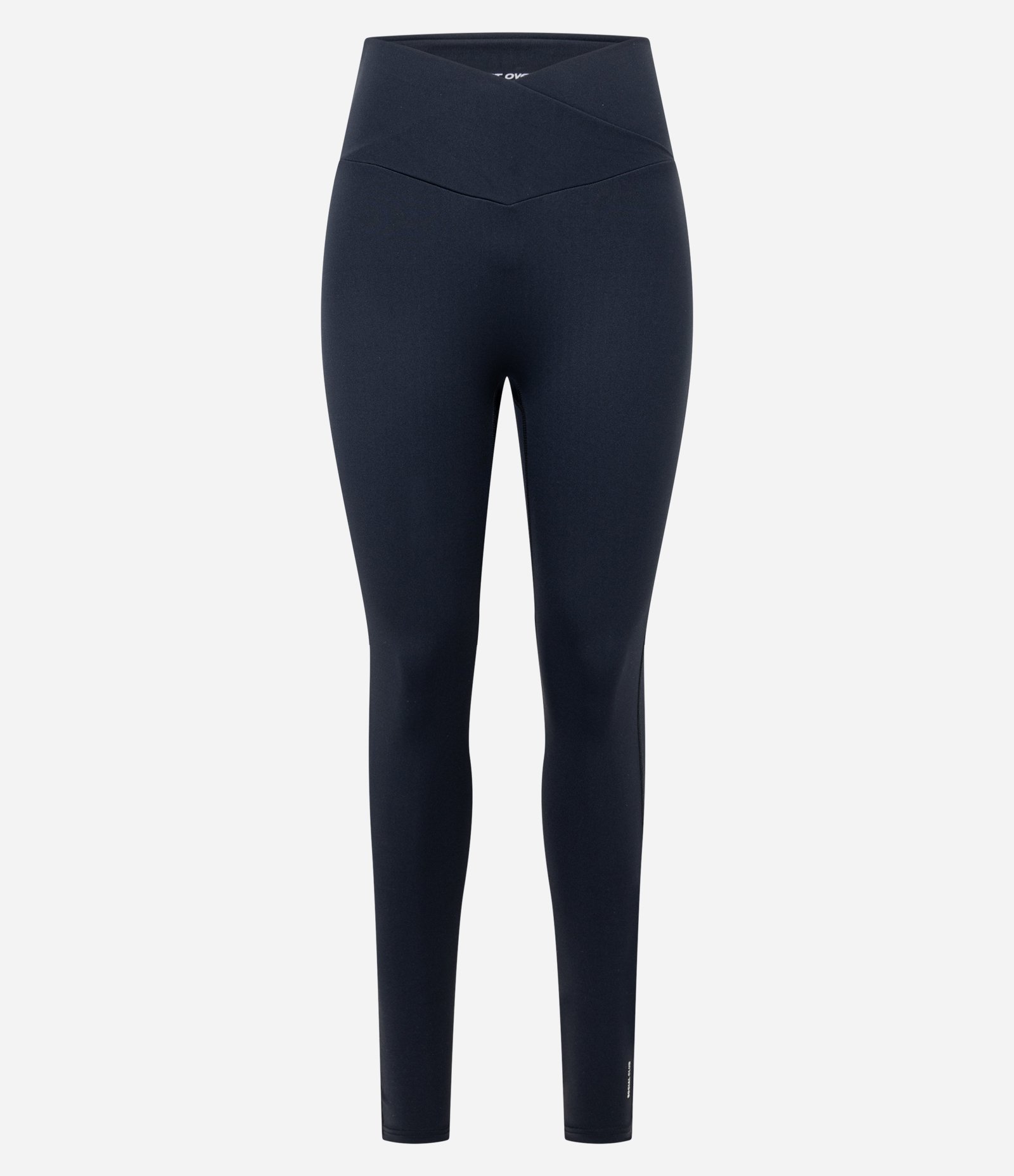 Calça Legging Esportiva com Cós Transpassado e sem Gancho Frontal Preto 5