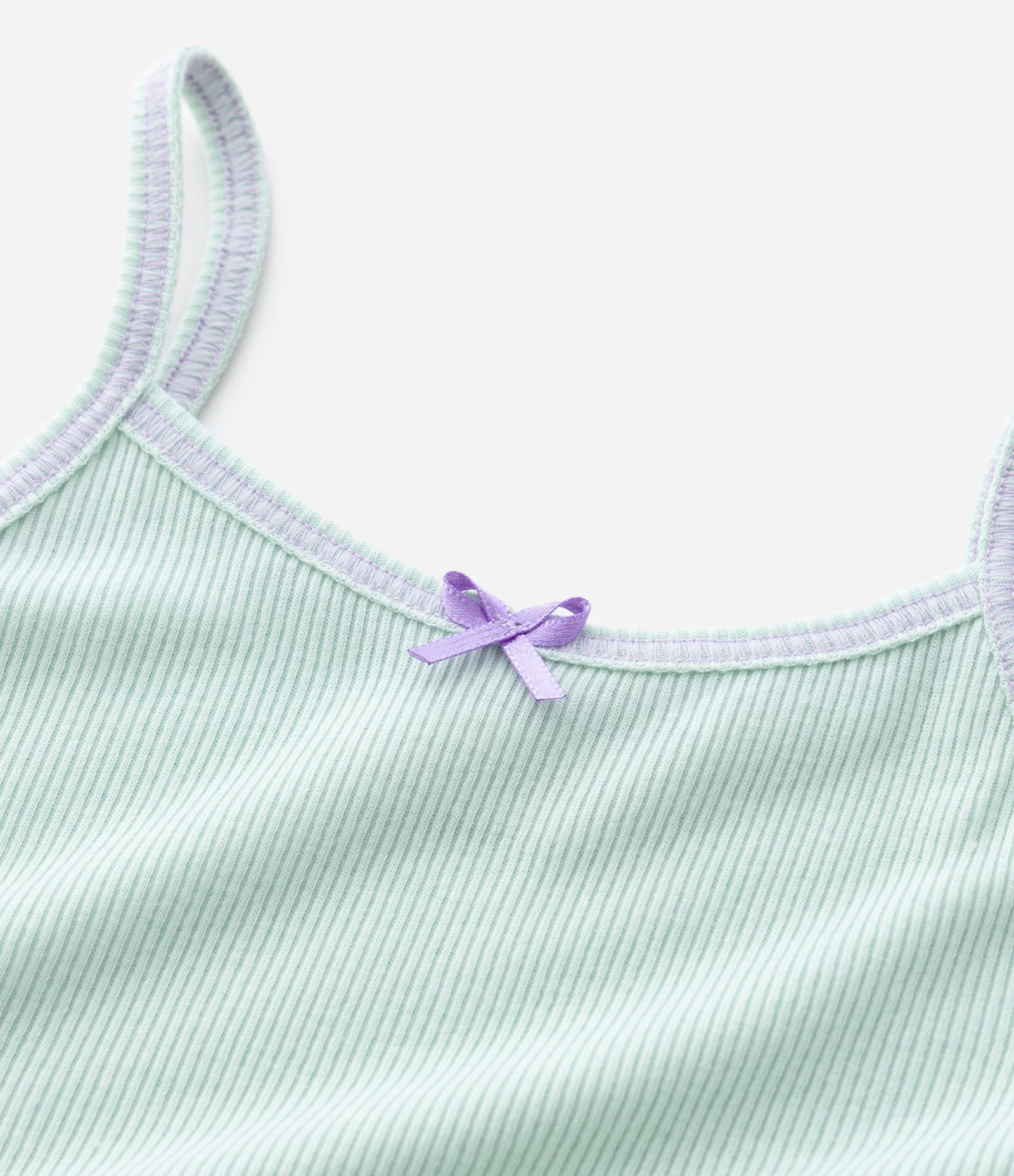 Kit 02 Regatas Infantis em Ribana com Bordado – Tam 1 a 6 Anos Roxo/Verde 4