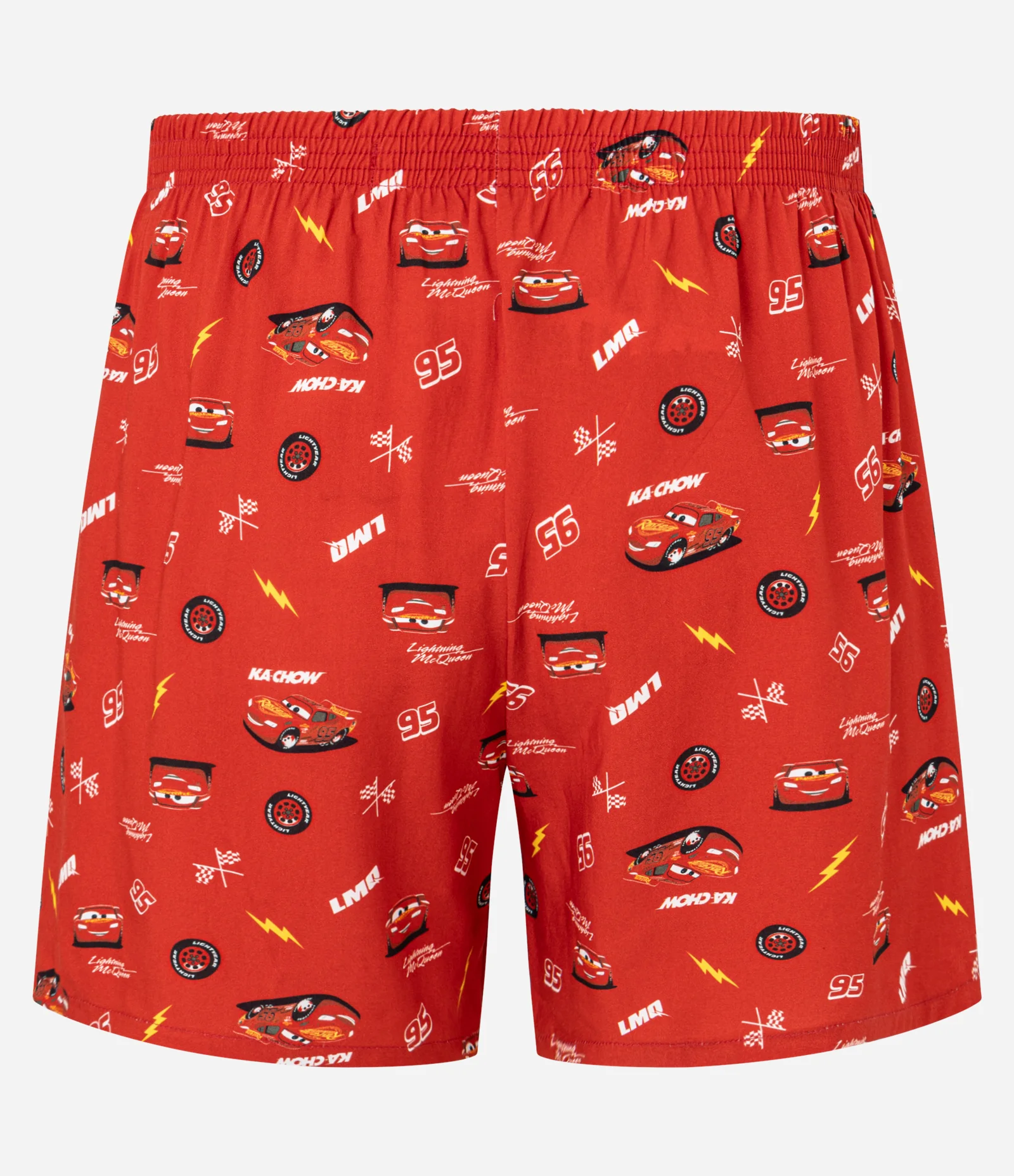 Cueca Samba Canção com Estampa Relâmpago McQueen Vermelho 2
