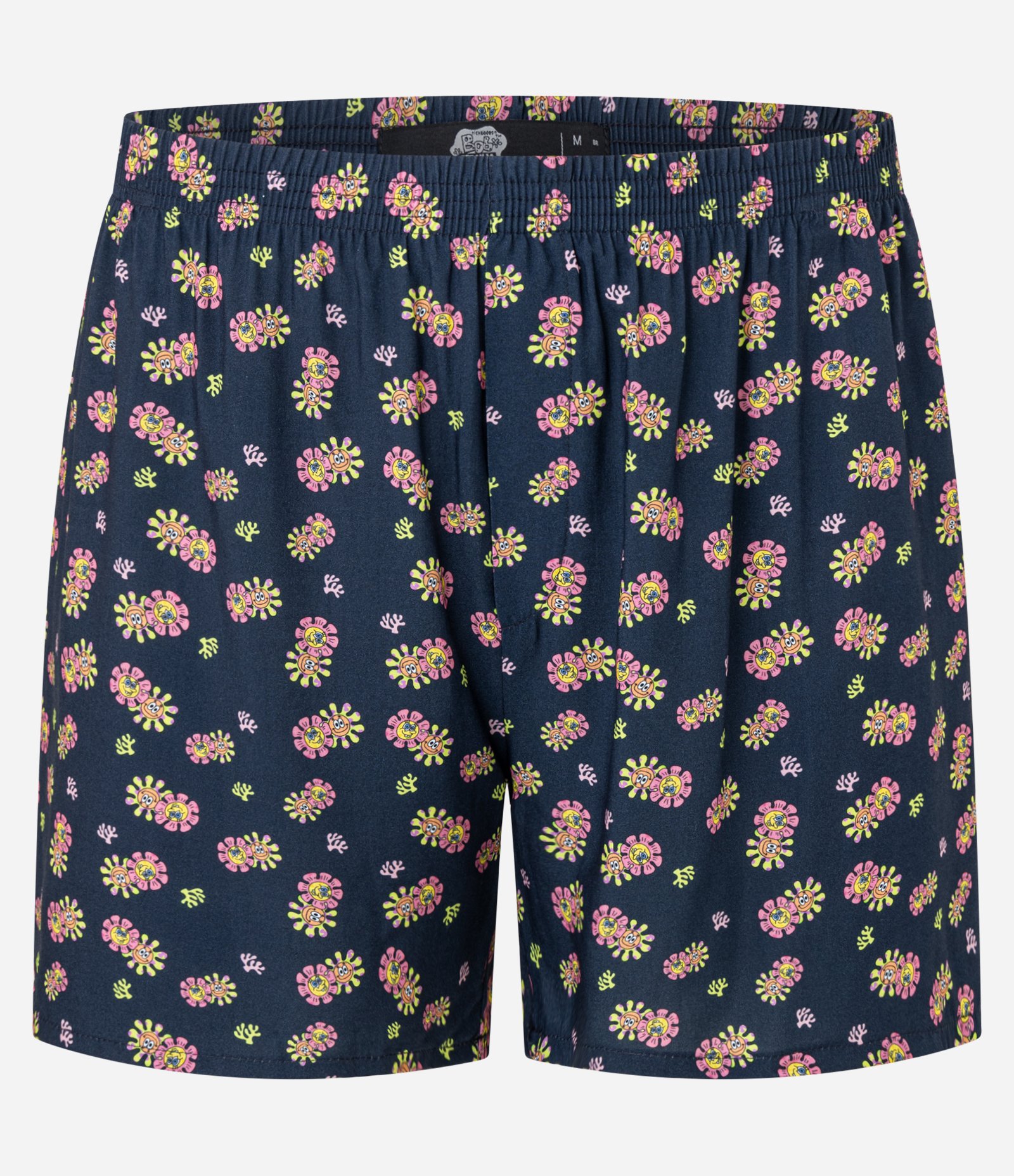 Cueca Samba Canção em Chalis Estampada Bob Esponja Azul 1