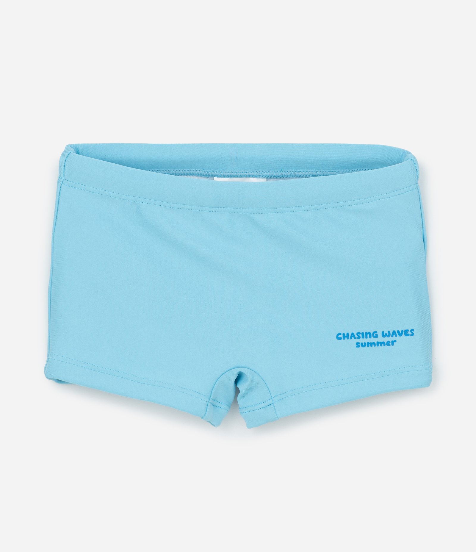 Conjunto Infantil Camiseta UV e Sunga Praia Tam 1 a 6 Verde Água/Amarelo 5