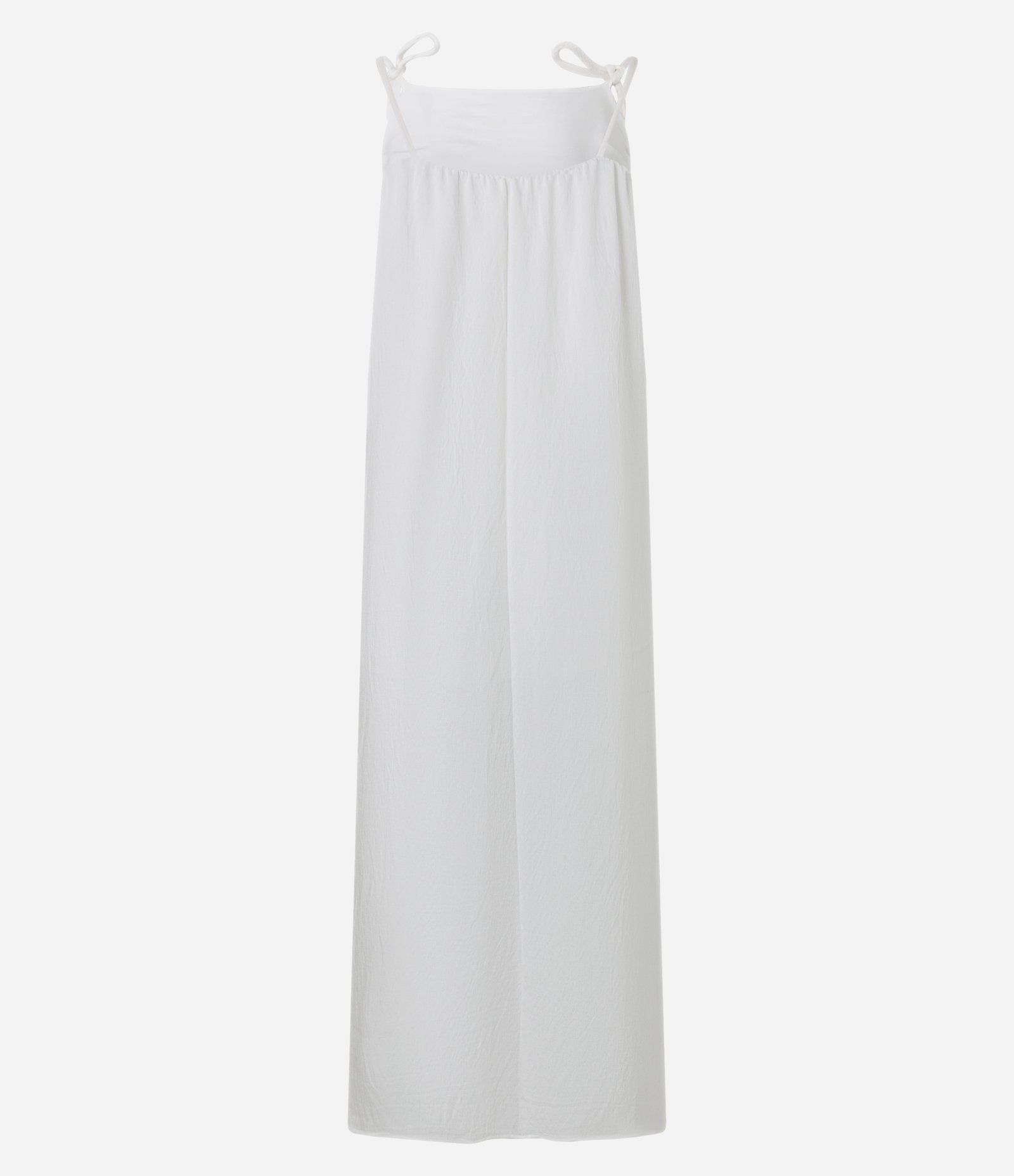 Vestido Midi em Crepe com Alça Corda e Estampa Coqueiro Off White 6