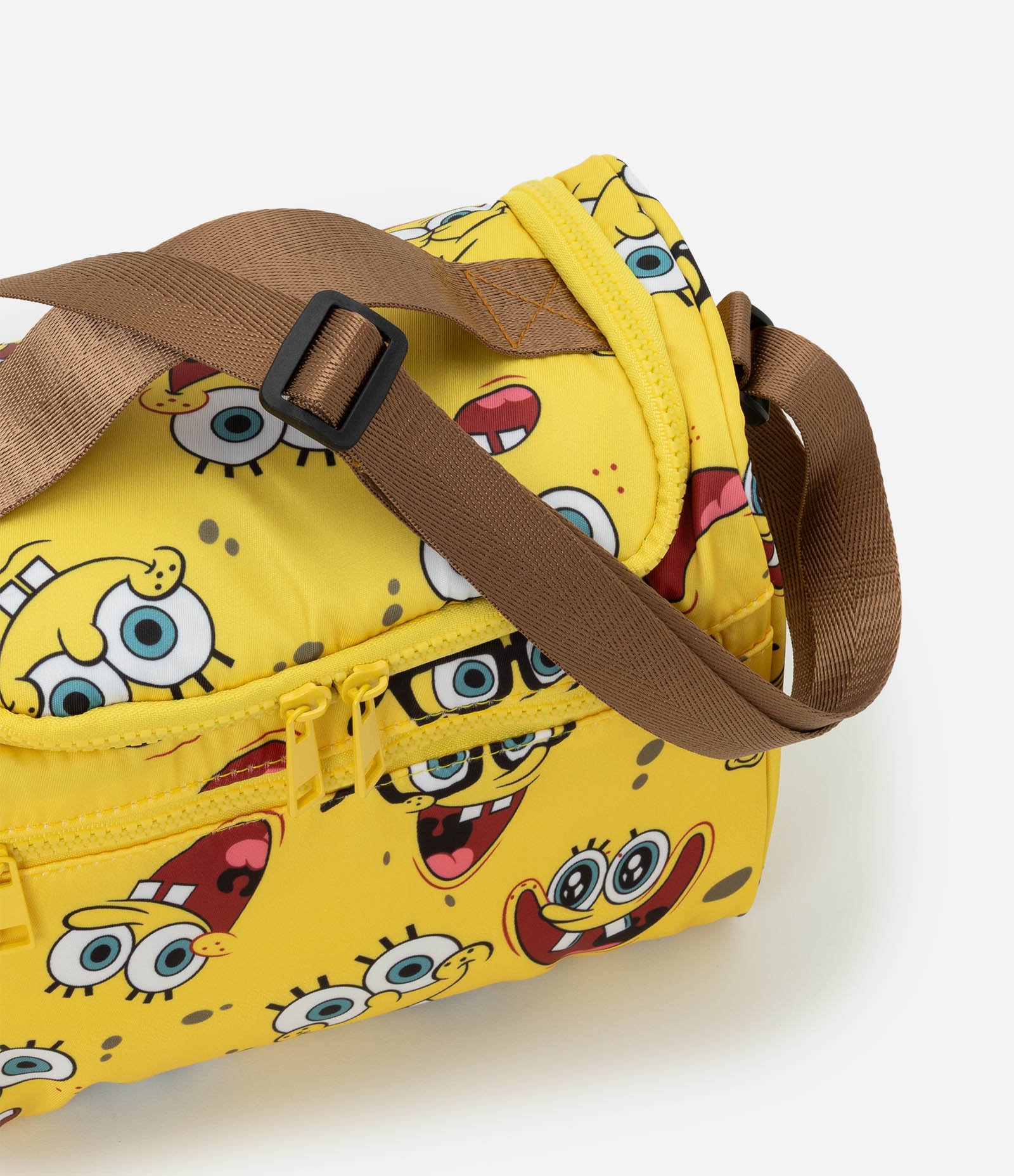 Lancheira Térmica com Estampa Bob Esponja e Alça Ajustável Amarelo 4