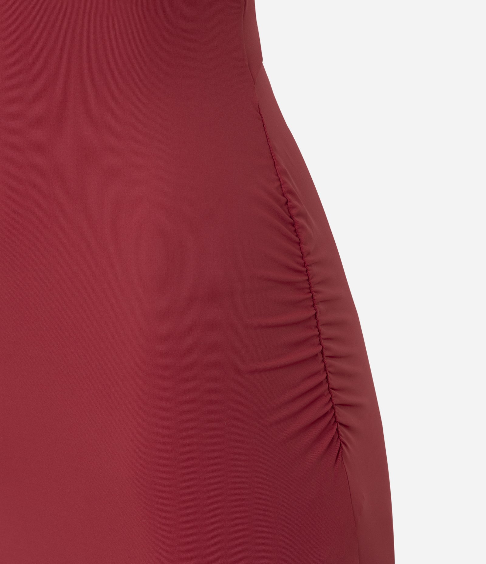 Vestido Midi com Alças Cruzadas nas Costas Vermelho 6