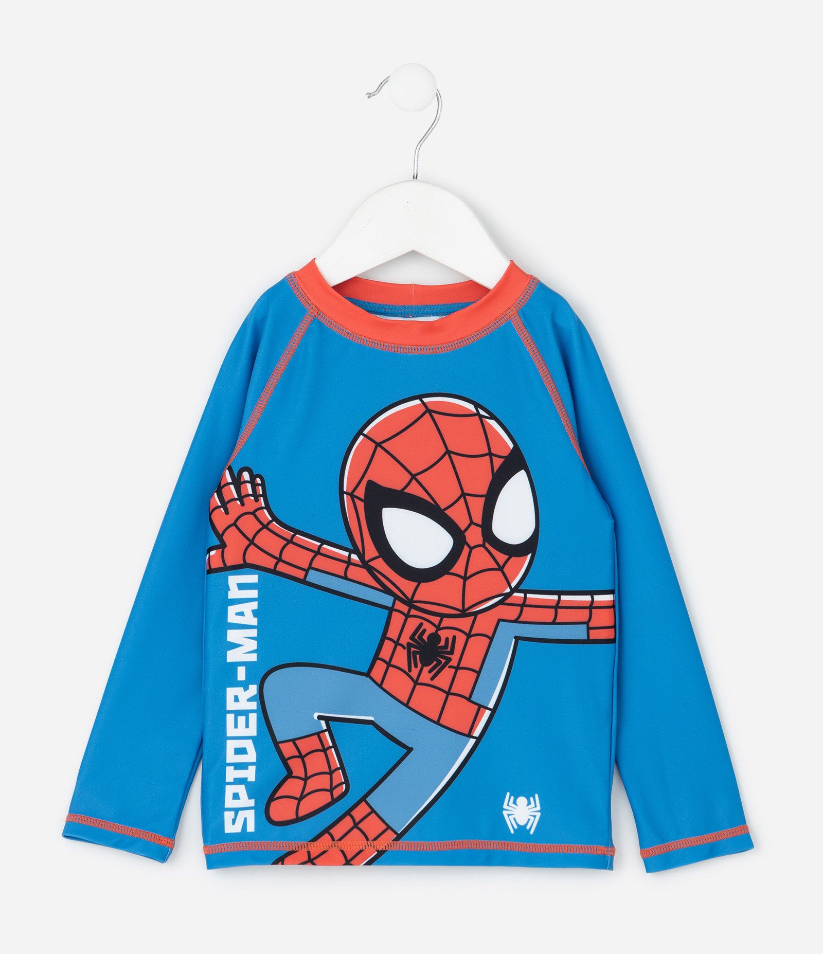 Conjunto Infantil Praia Homem Aranha com Proteção UV – Tam 1 a 4 Anos Azul/Vermelho 2