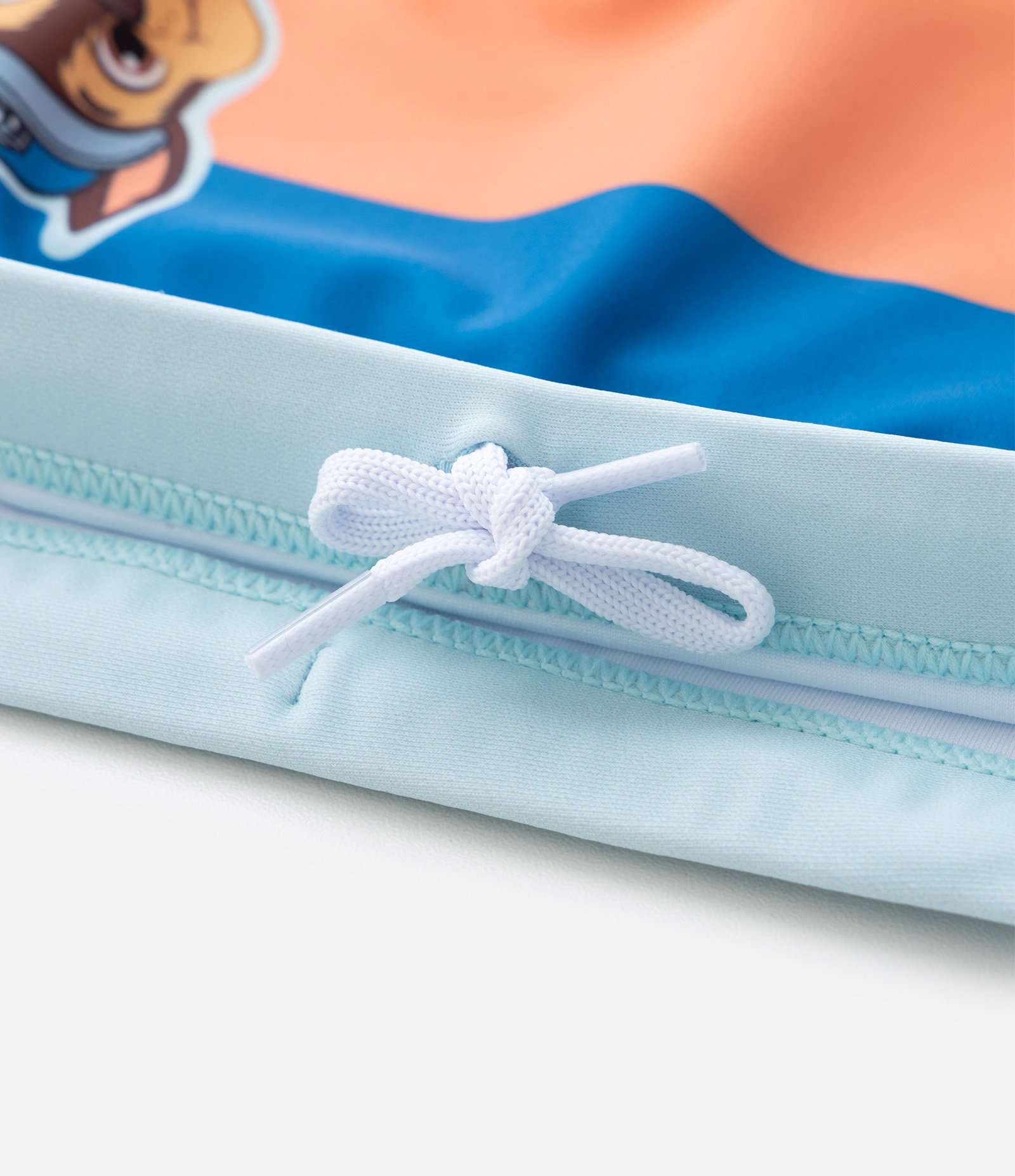 Conjunto Praia Infantil com Proteção UV Chase Patrulha Canina – Tam 6 Meses a 4 Anos Azul/Laranja 9
