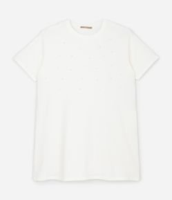 Vestido Curto em Moletinho com Brilhinhos Aplicados Curve & Plus Size