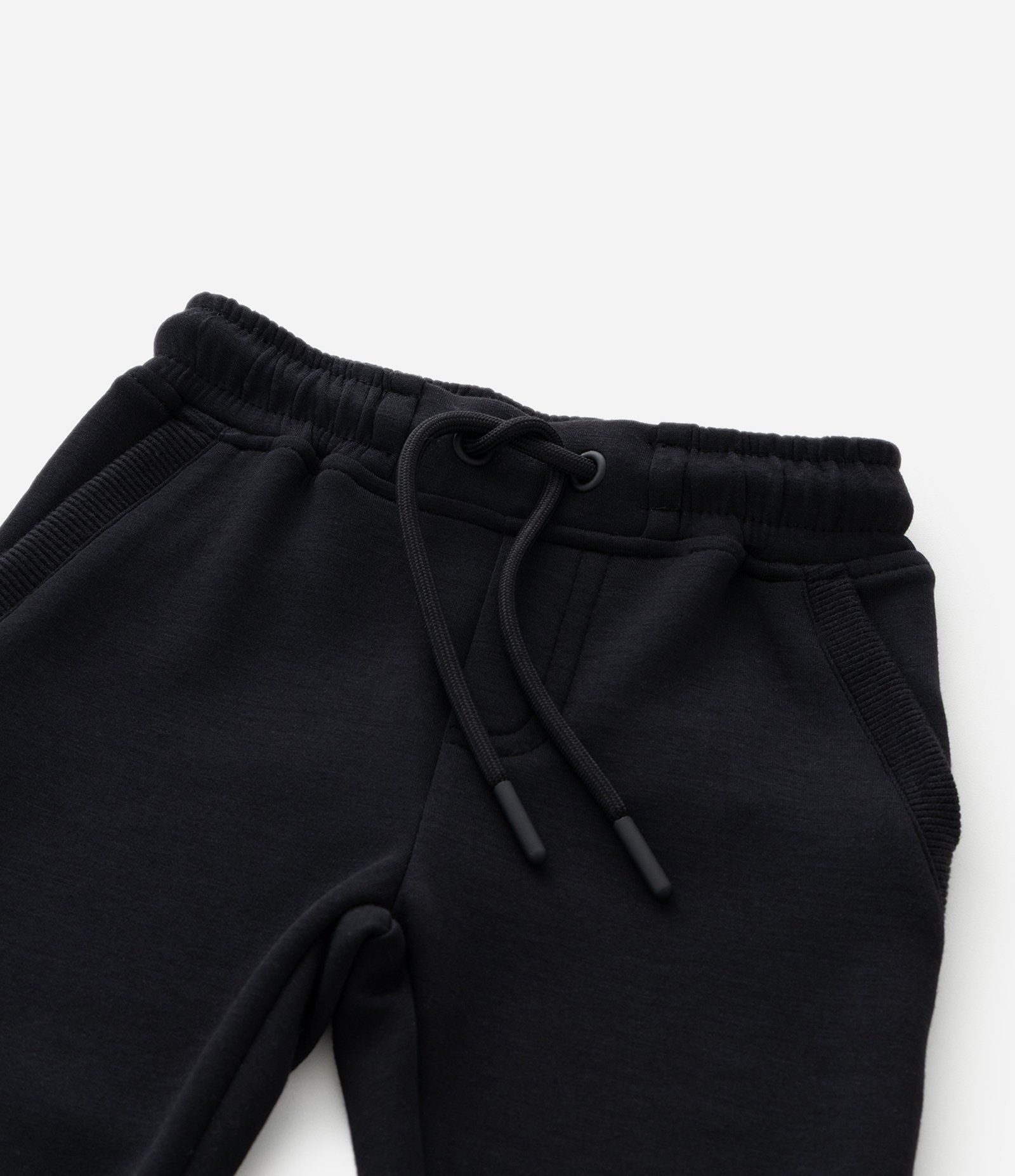 Calça Infantil com Cordão Ajustável - Tam RN a 18 Meses Preto 6