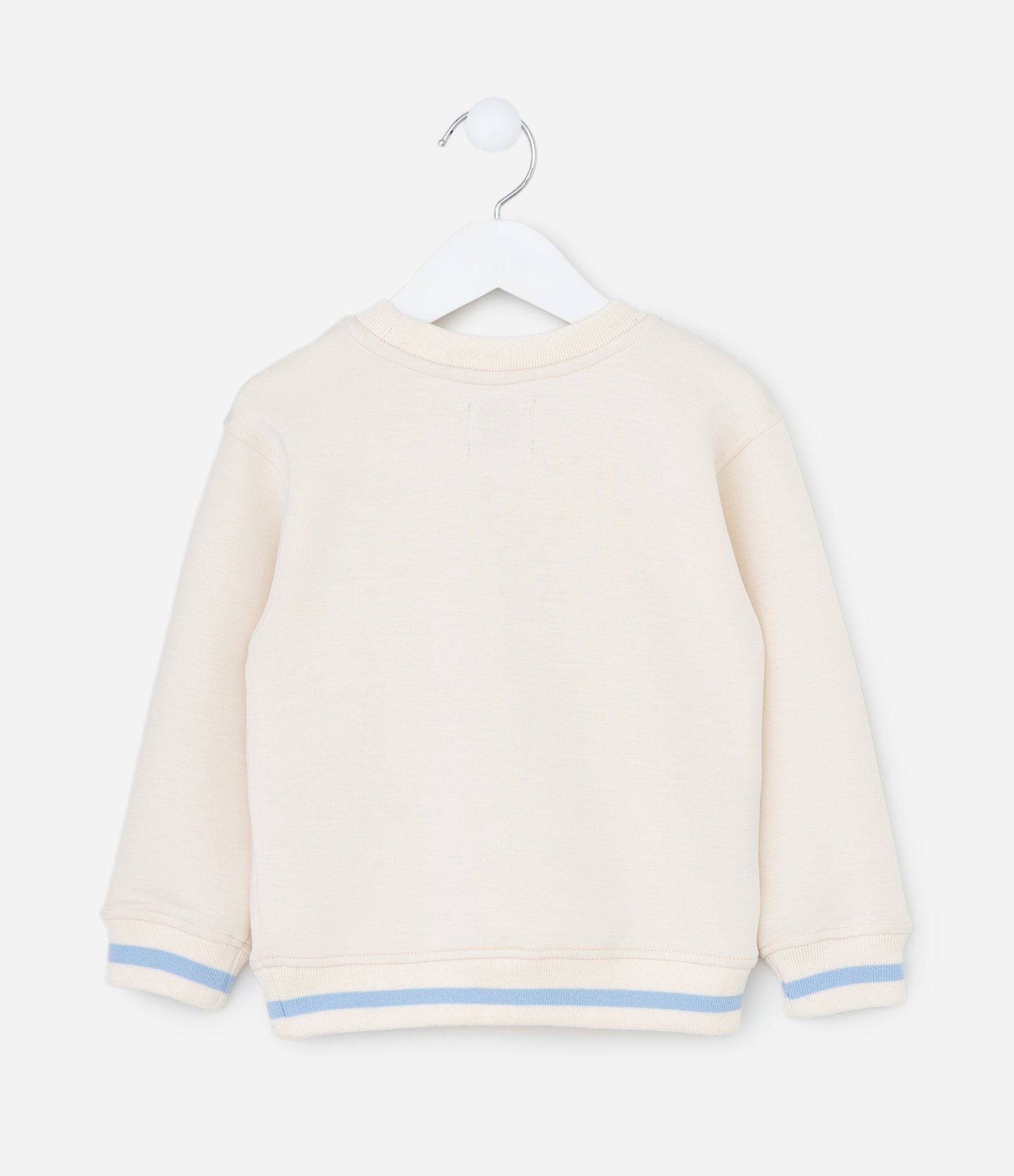 Casaco Infantil com Estampa de Urso – Tam 1 a 5/6 Anos Off White 3