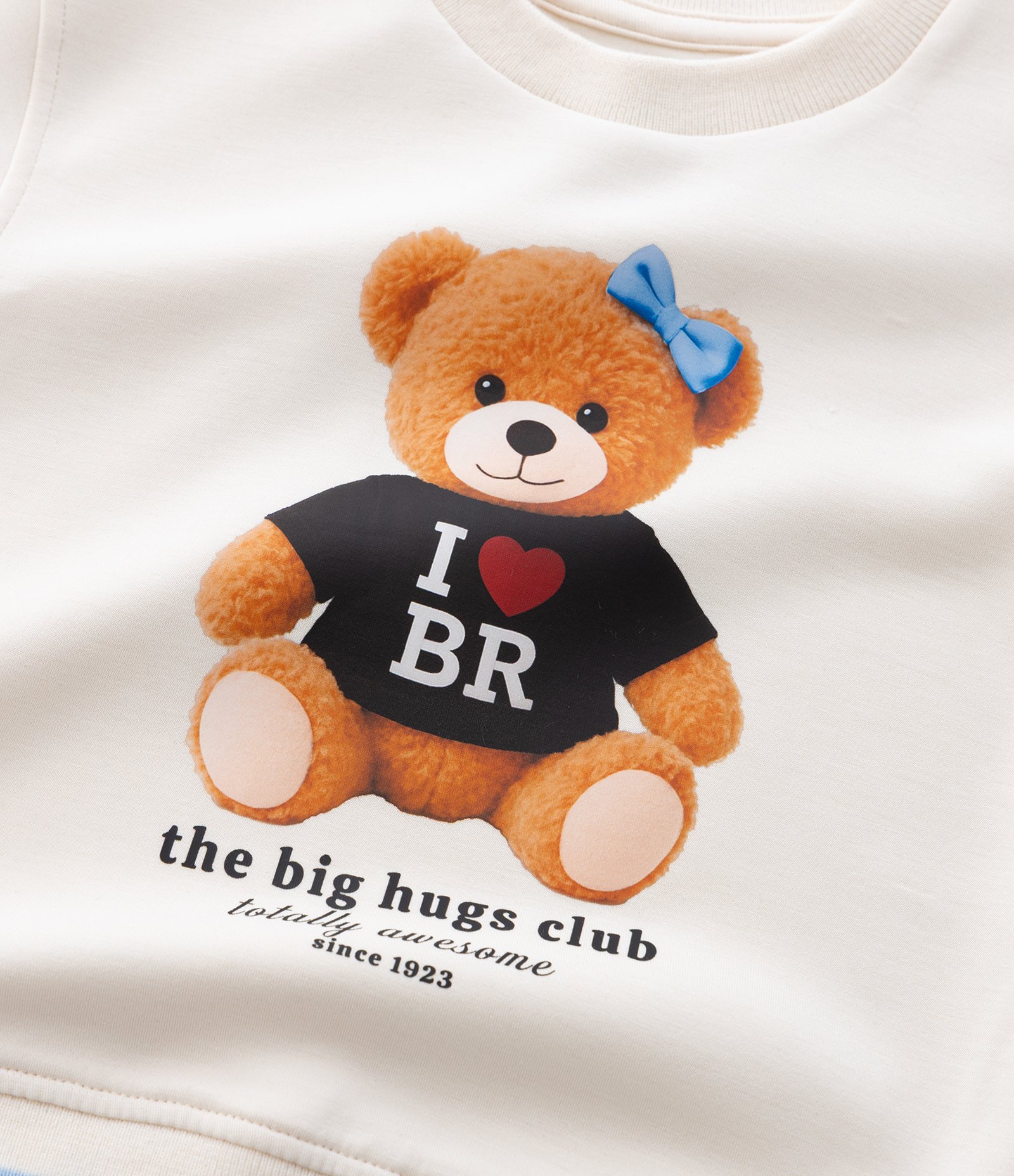 Casaco Infantil com Estampa de Urso – Tam 1 a 5/6 Anos Off White 6