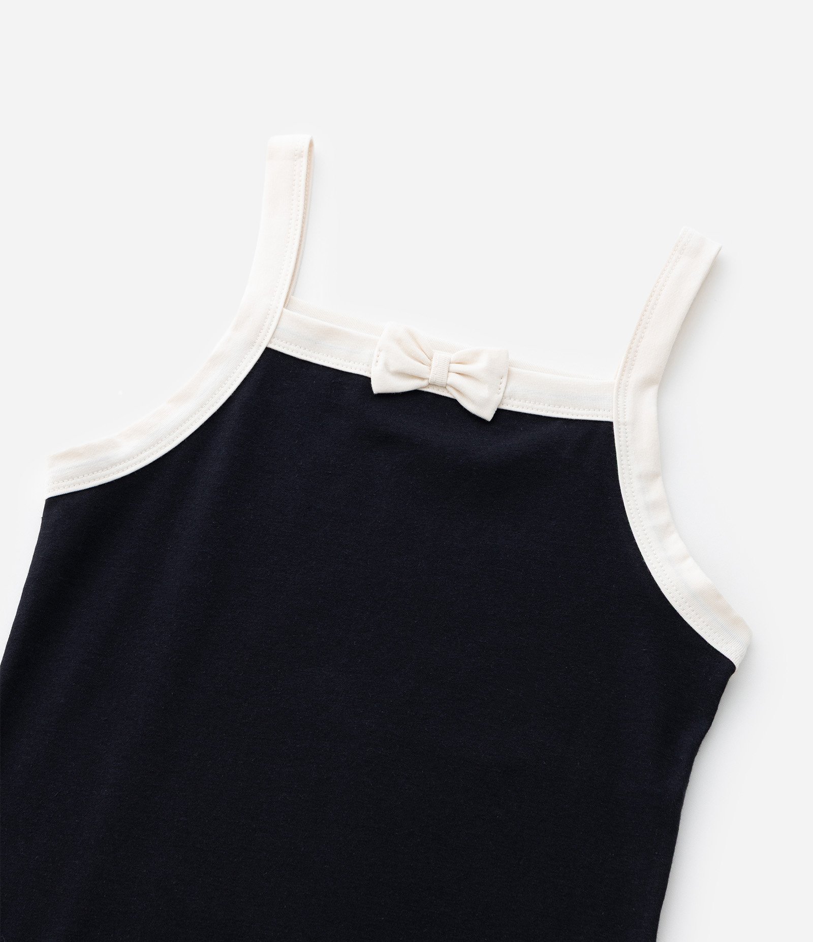 Vestido Infantil com Laço Aplicado - Tam 
 7 A 14 Preto 4