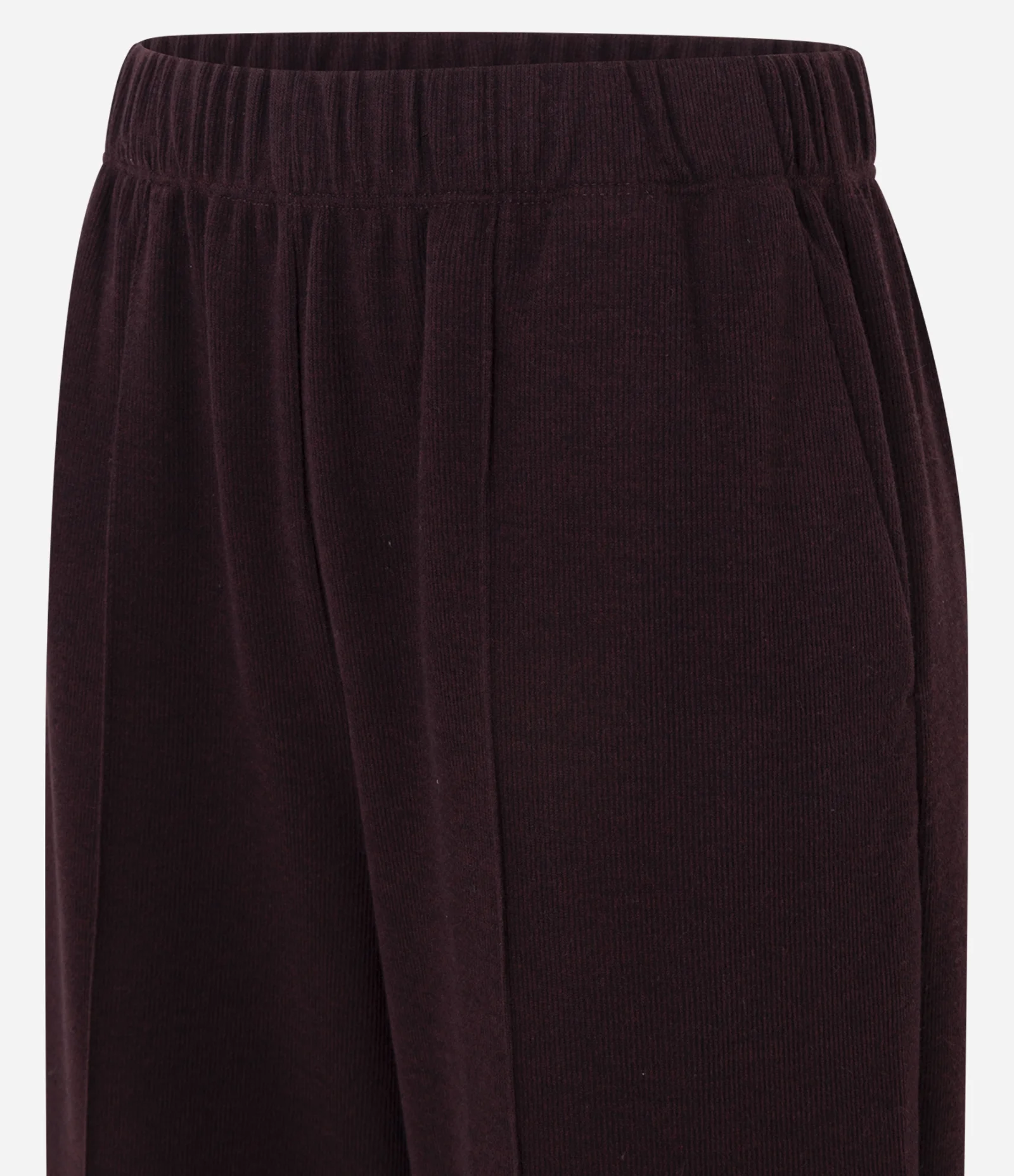 Calça Wide Leg em Moletom Sem Felpa Vermelho 6