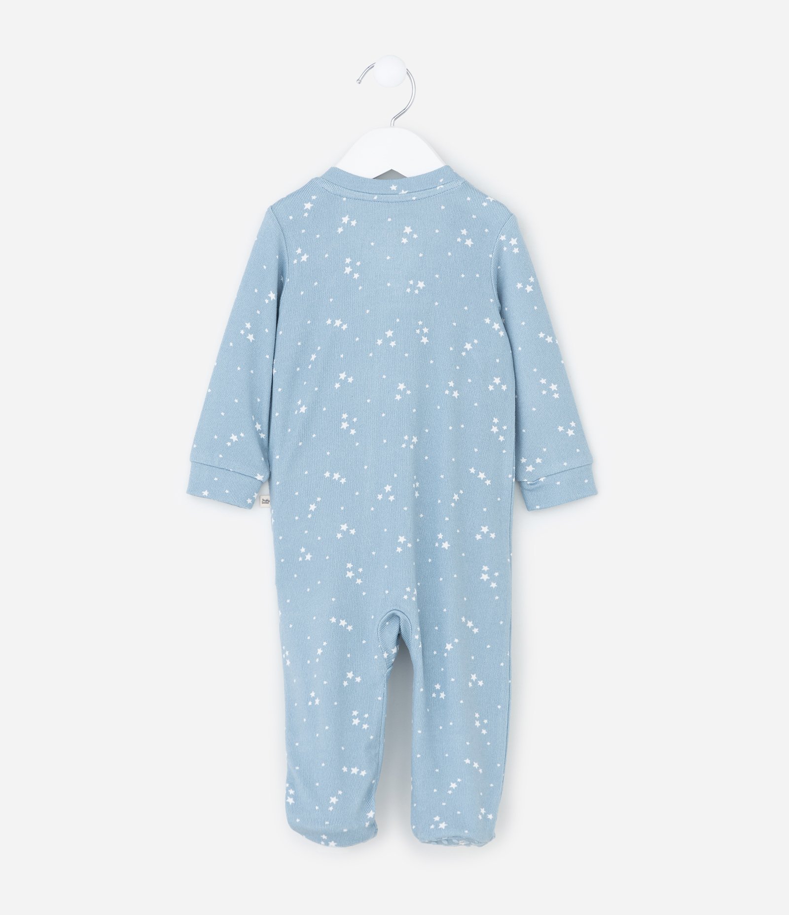 Macaquinho Infantil em Moletinho com Estampa de Estrelas – Tam 0 a 18 Meses Azul 4