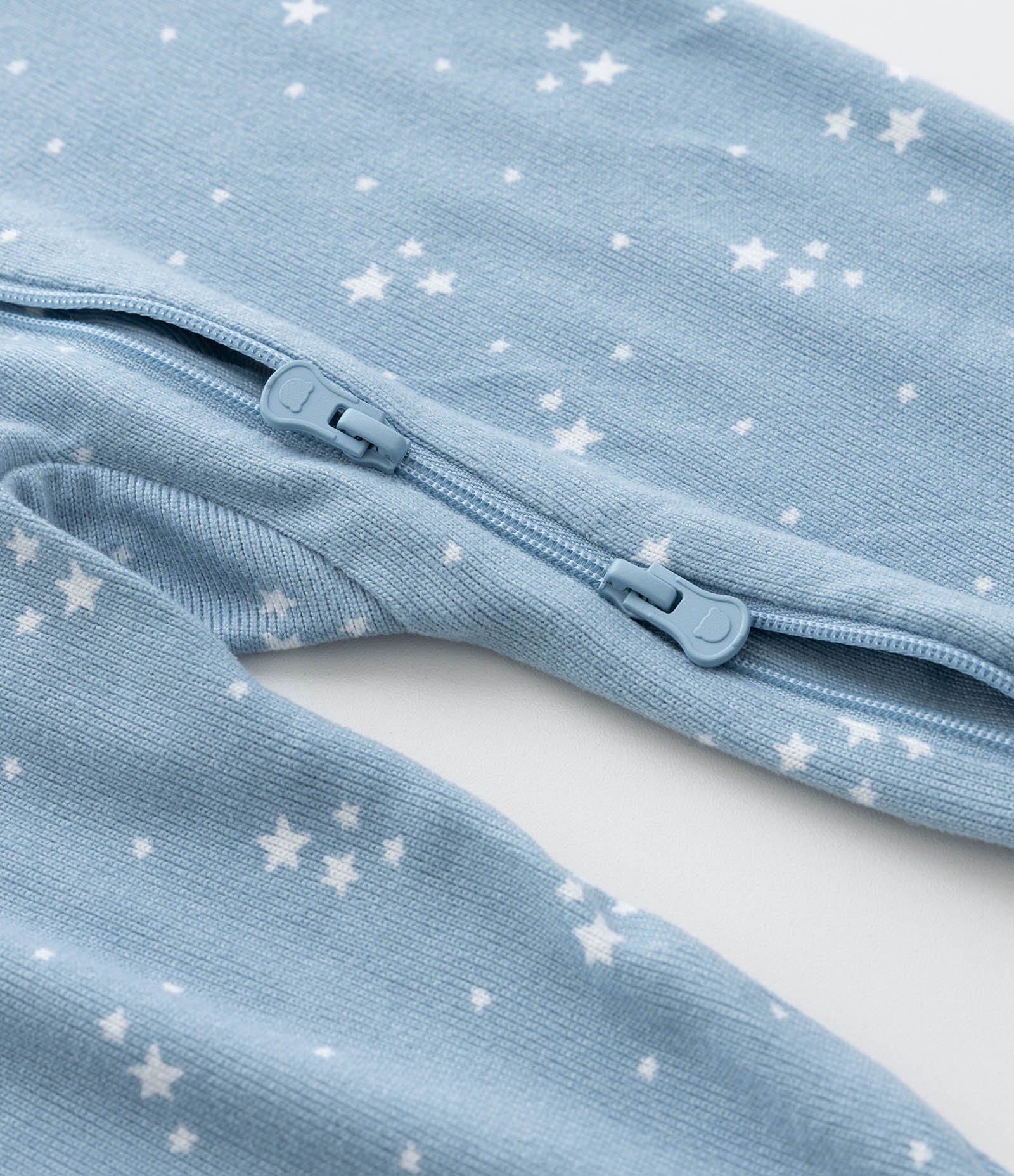 Macaquinho Infantil em Moletinho com Estampa de Estrelas – Tam 0 a 18 Meses Azul 8