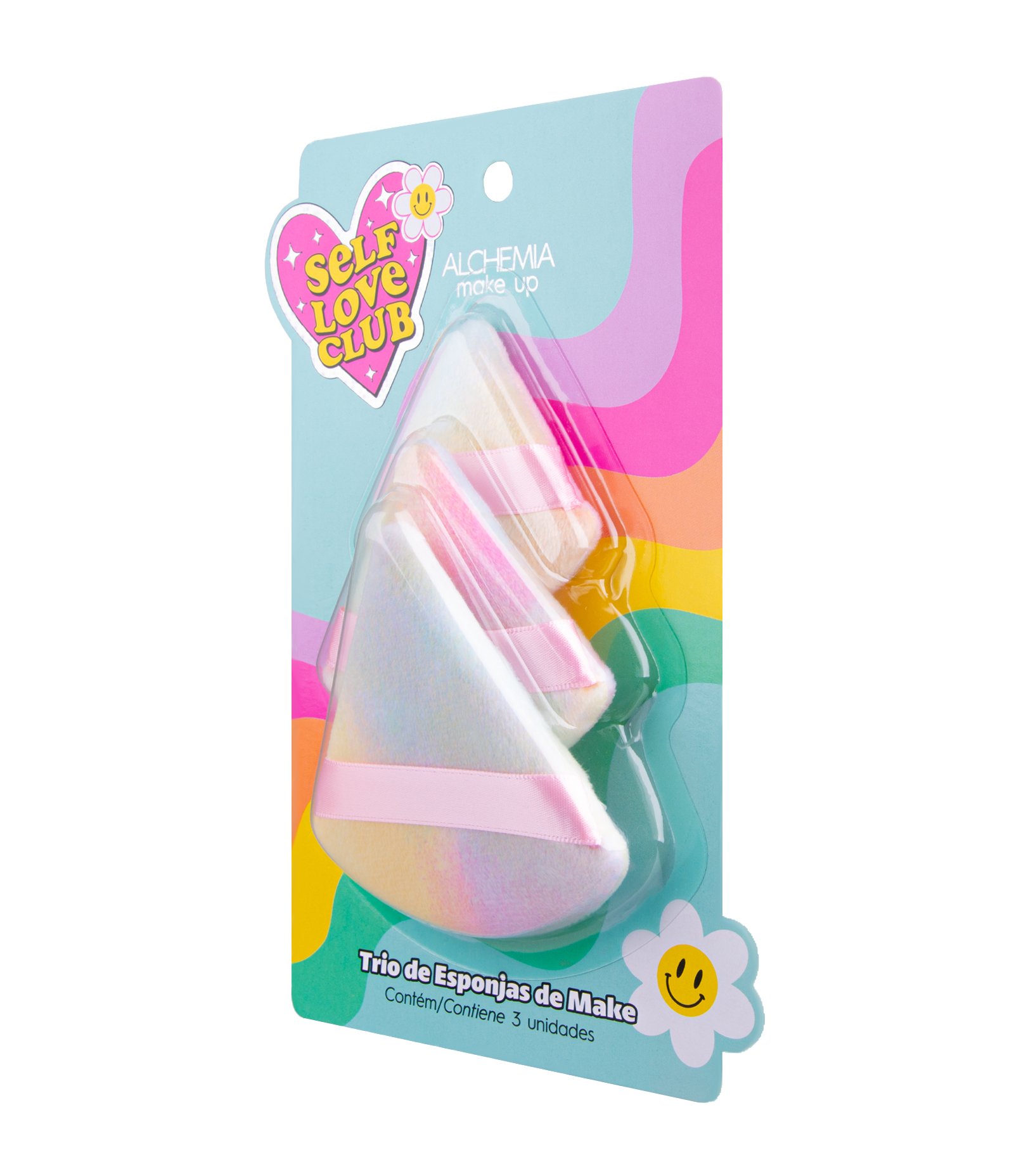 Trio De Esponjas De Maquiagem Self Love Club Alchemia Love 2