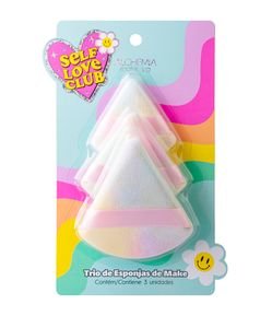 Trio De Esponjas De Maquiagem Self Love Club Alchemia