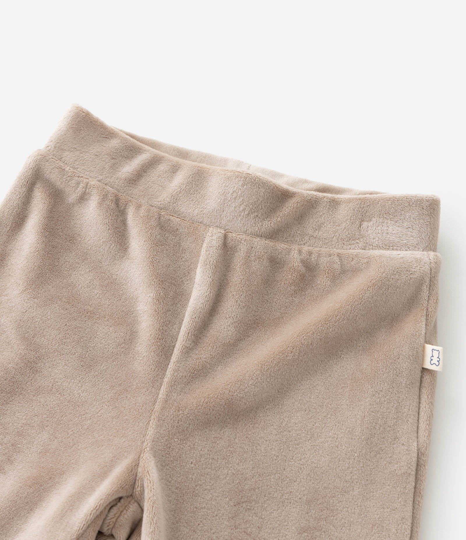 Conjunto Infantil em Plush com Jaqueta Bordada e Calça – Tam 0 a 18 Meses Bege 8