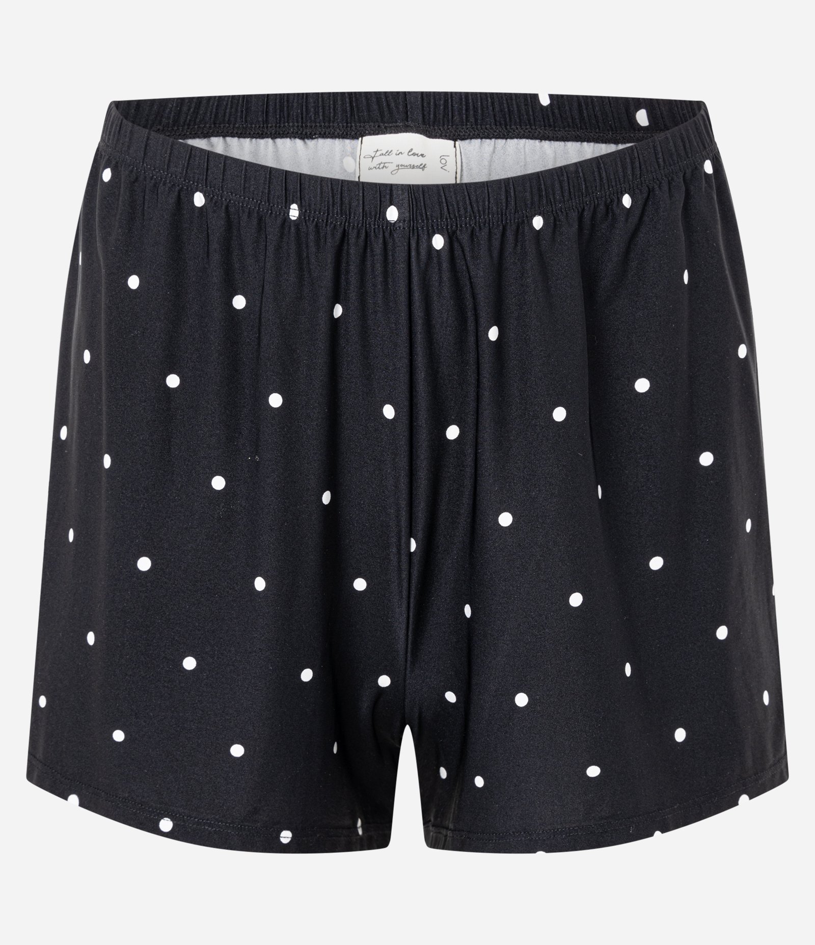 Pijama Short Doll em Microfibra com Alcinha e Estampa Poa Anthracite 4