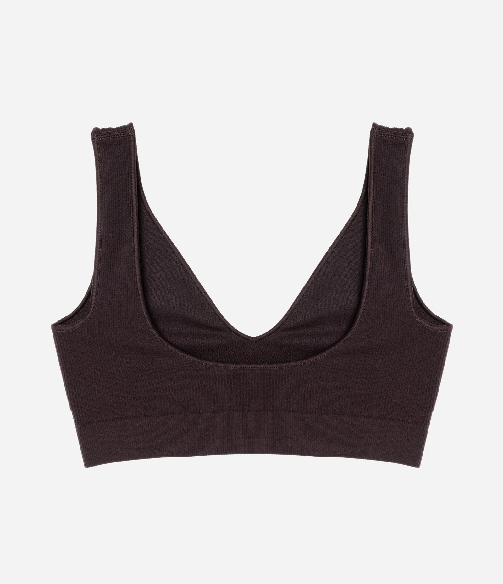 Sutiã Top Comfy Seamless com Etiqueta LOV Marrom 6