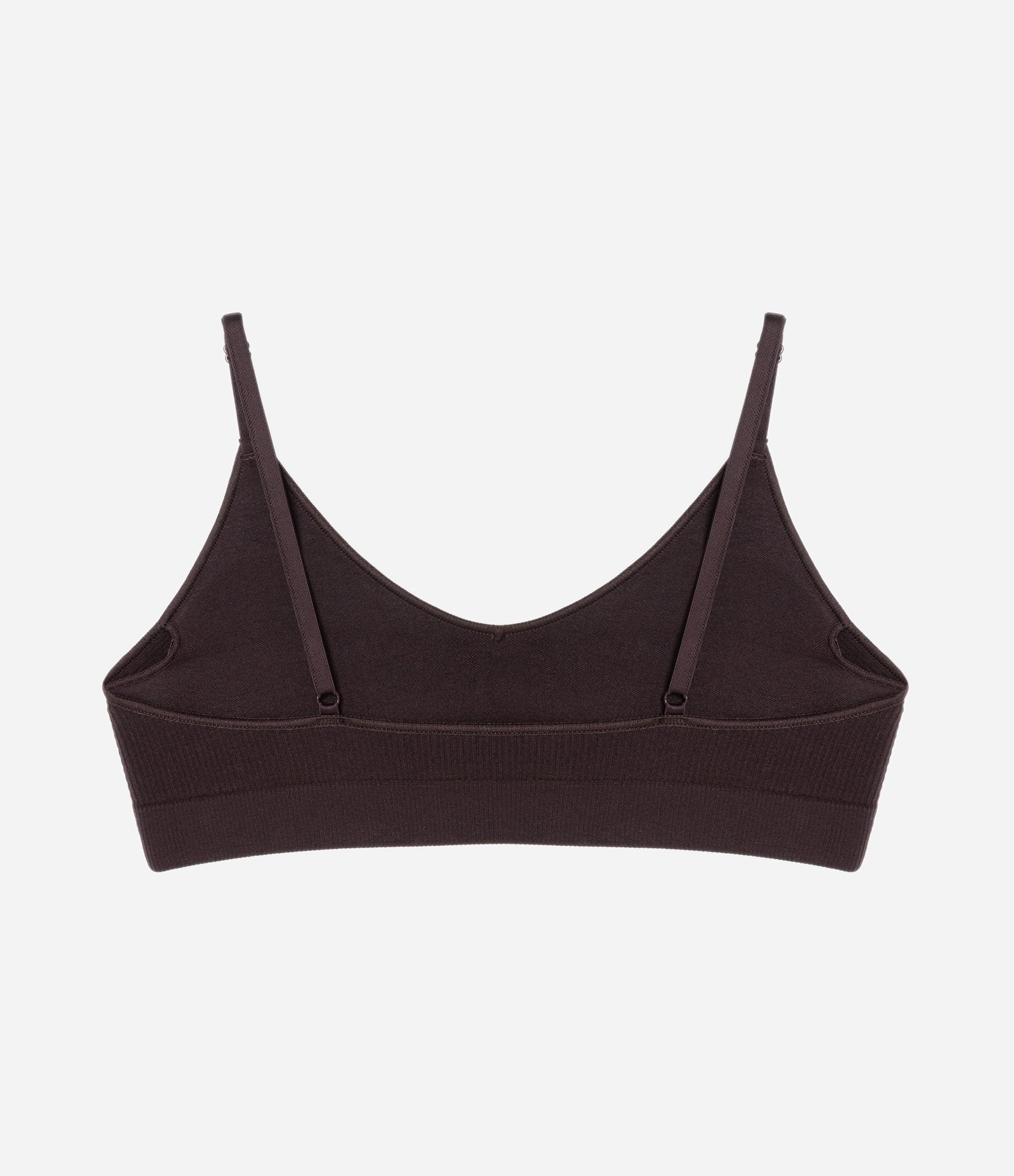 Sutiã Top Comfy Seamless Texturizado com Etiqueta LOV e Bojo Removível Marrom 2