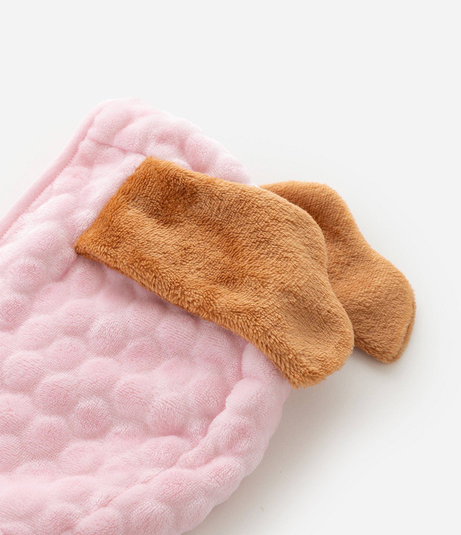 Jaqueta Infantil em Fleece com Capuz e Orelinhas Sky – Tam 1 a 5/6 Anos Rosa Claro 4