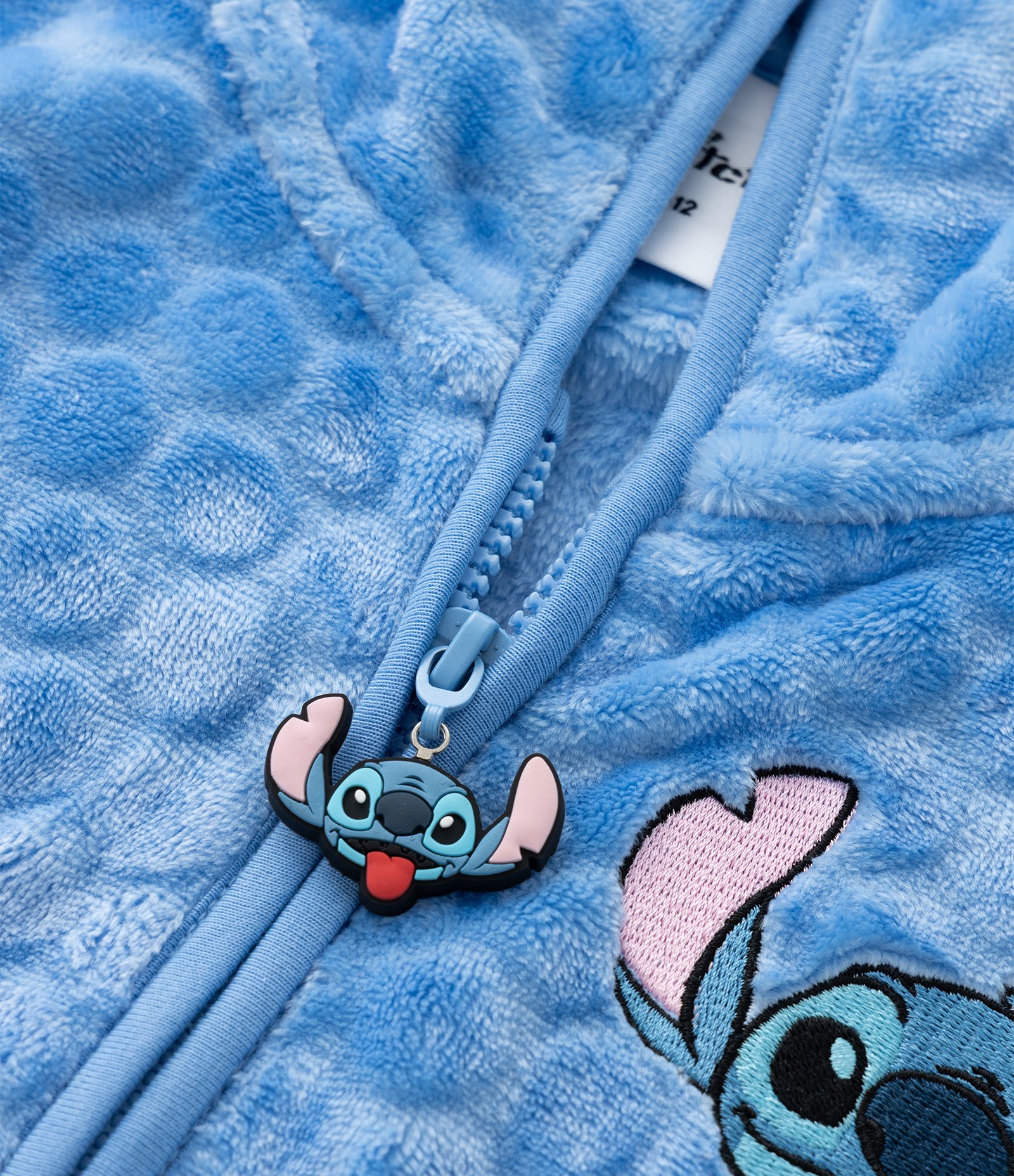 Jaqueta Infantil com Bordado Stitch  e Capuz com Orelhas – Tam 5 a 14 Anos Azul 5