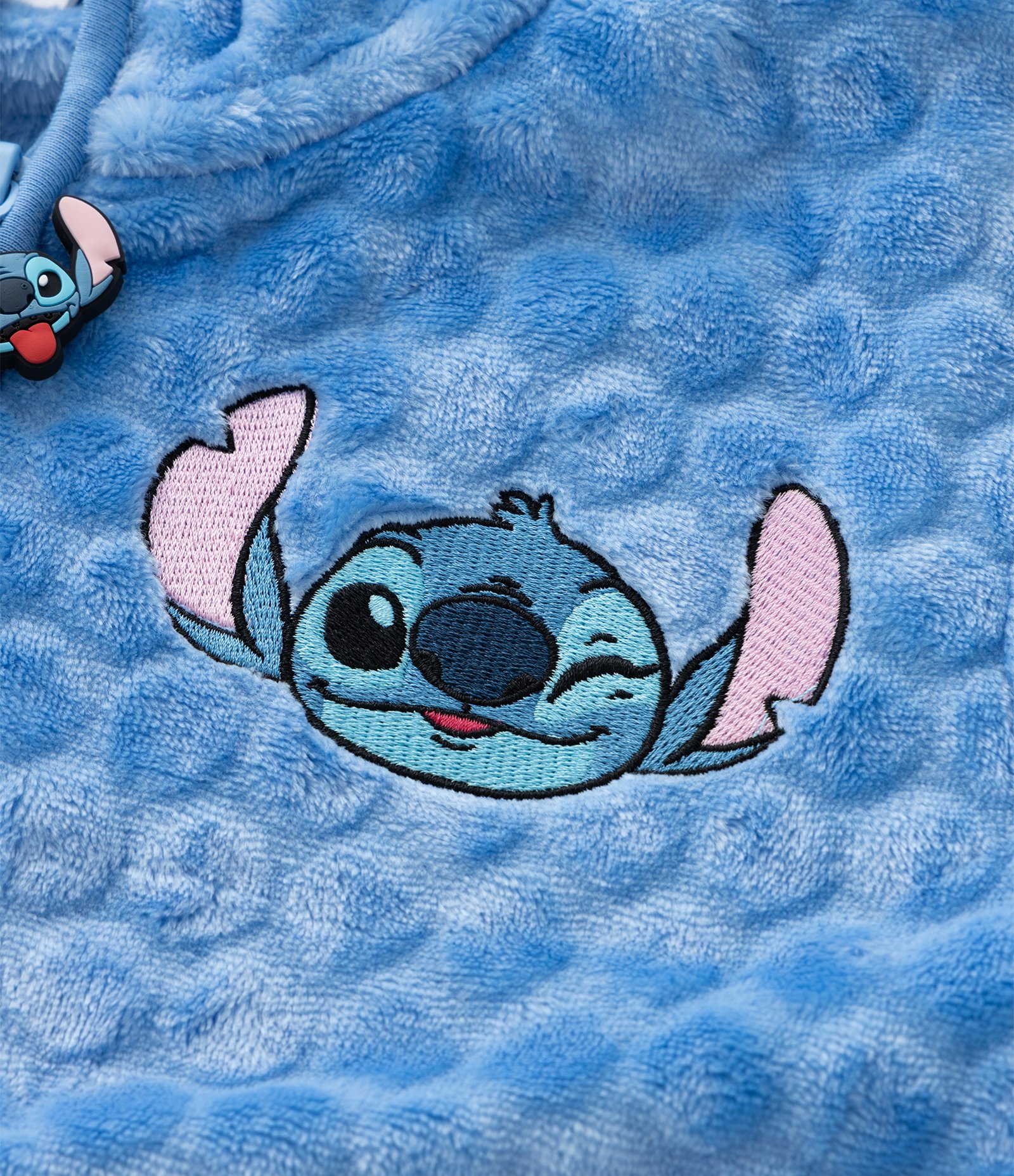 Jaqueta Infantil com Bordado Stitch  e Capuz com Orelhas – Tam 5 a 14 Anos Azul 6