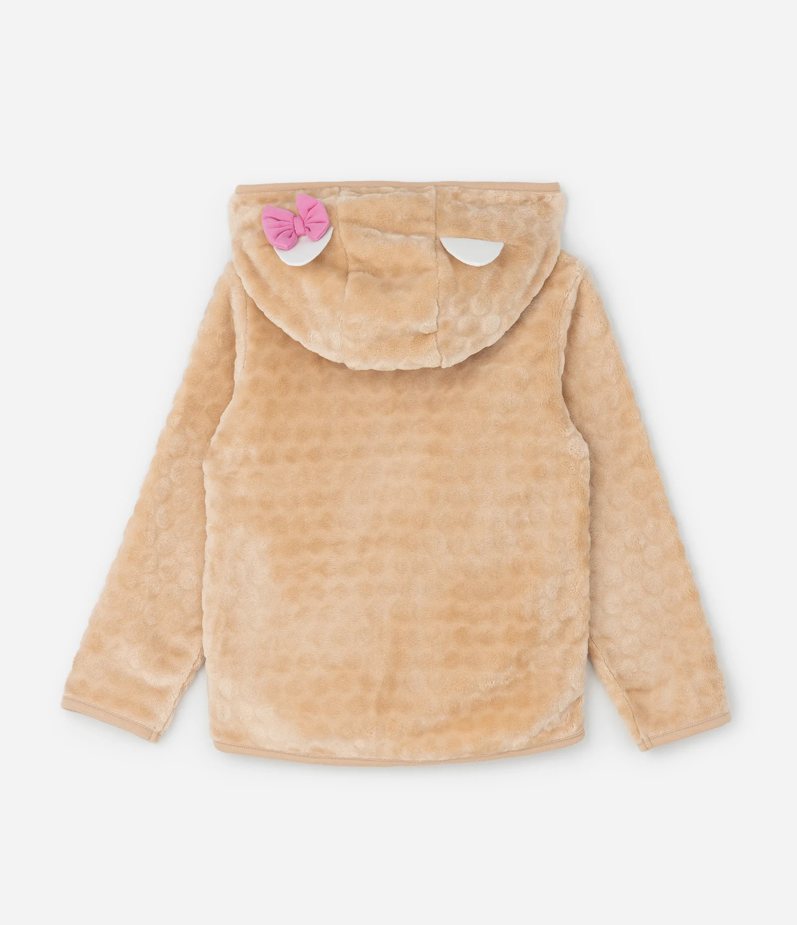 Jaqueta Infantil com Capuz Hello Kitty – Tam 2 a 12 Anos Bege 2