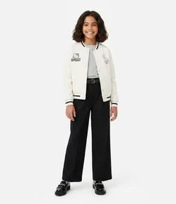 Jaqueta Infantil Regular com Estampa Hello Kitty And Friends Tam 5 A 14
