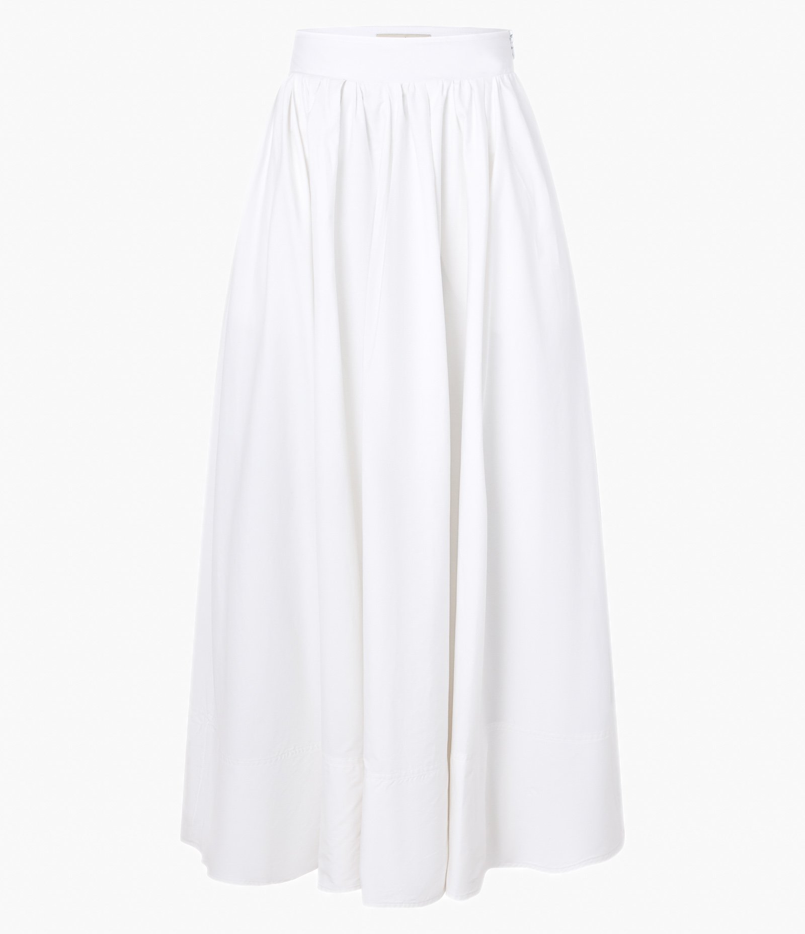 Saia Longa em Tricoline Branco 8