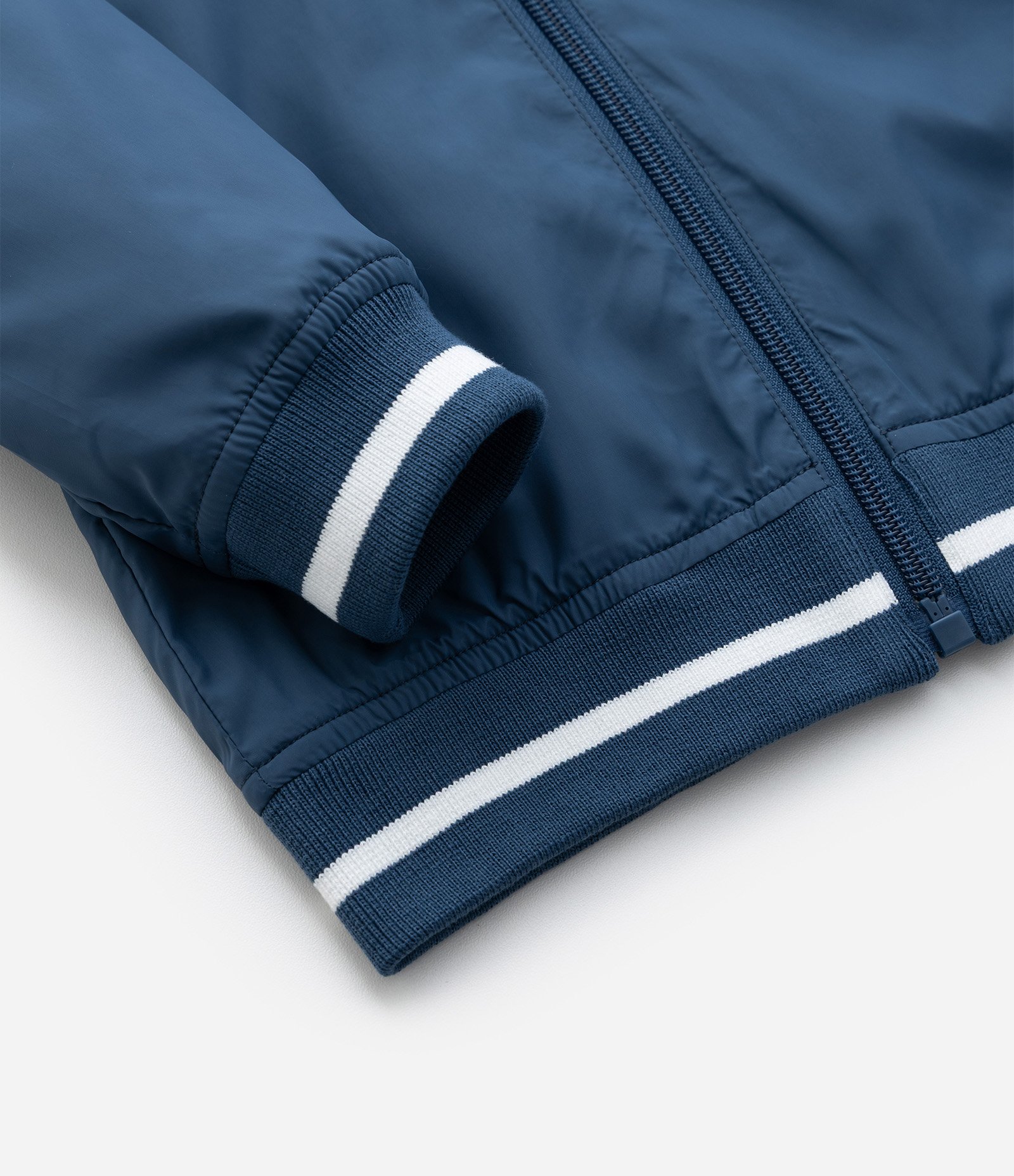 Jaqueta Infantil Forrada com Capuz e Zíper – Tam 3 a 18 Meses Azul 4