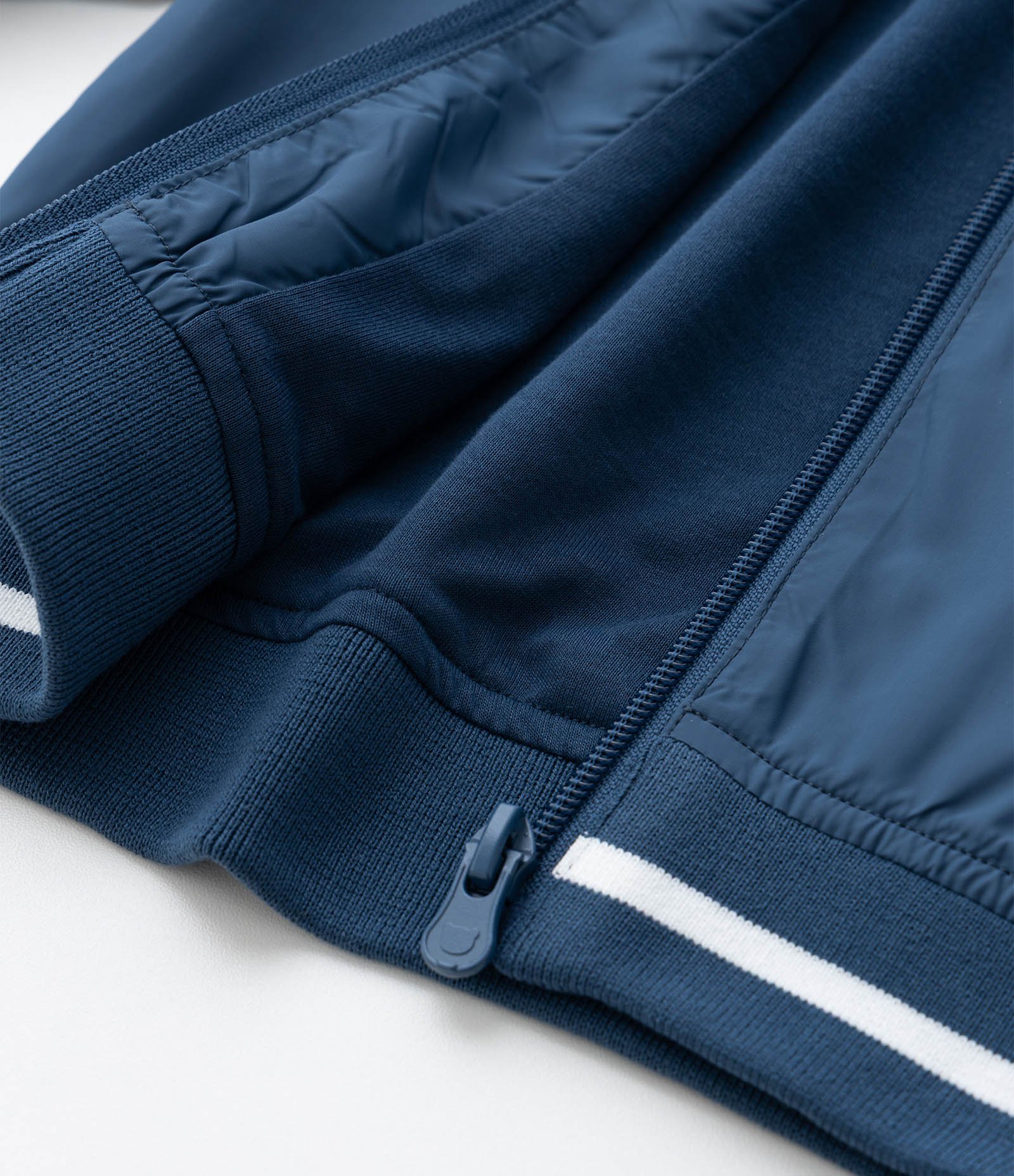 Jaqueta Infantil Forrada com Capuz e Zíper – Tam 3 a 18 Meses Azul 6