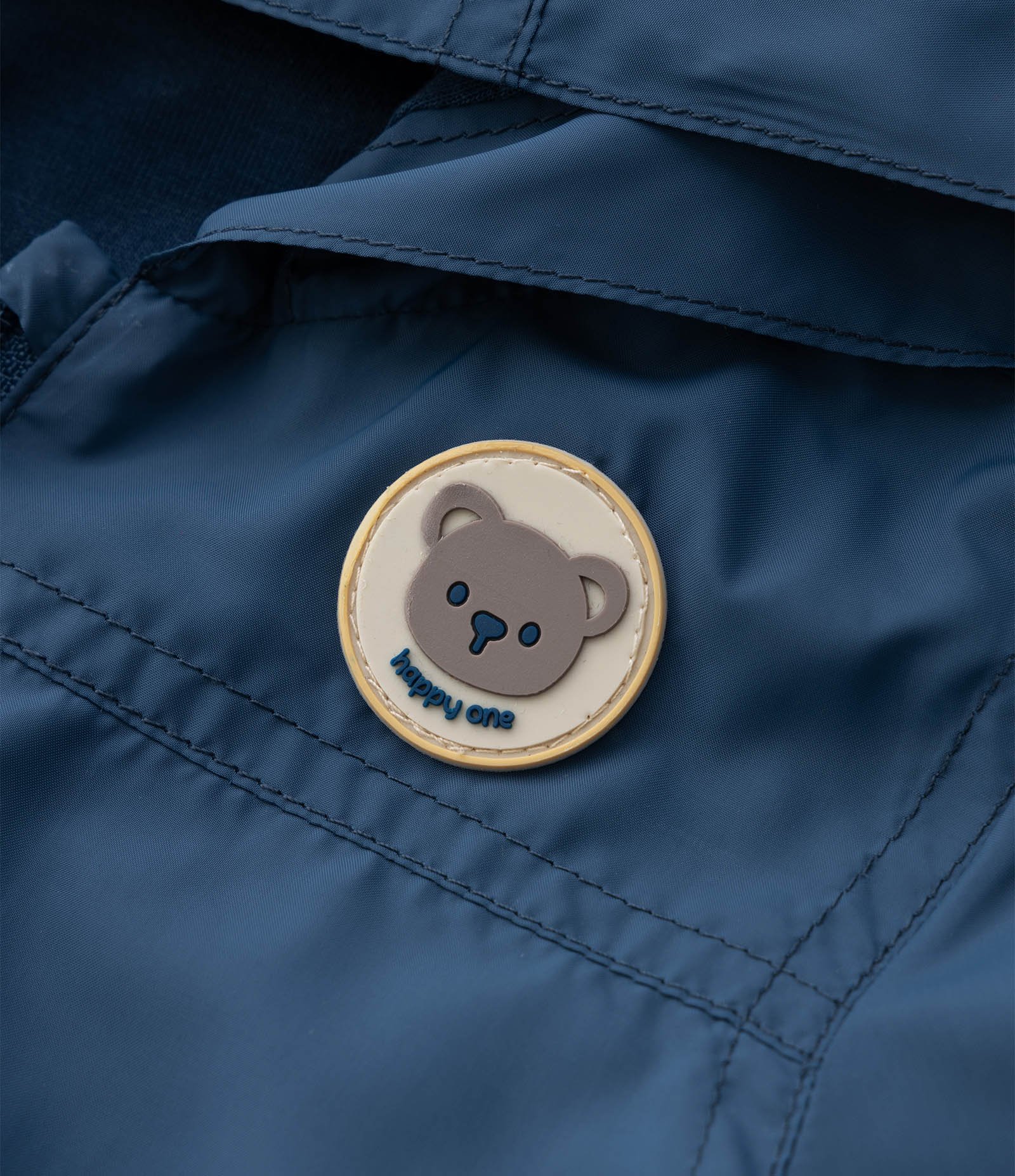 Jaqueta Infantil Forrada com Capuz e Zíper – Tam 3 a 18 Meses Azul 7