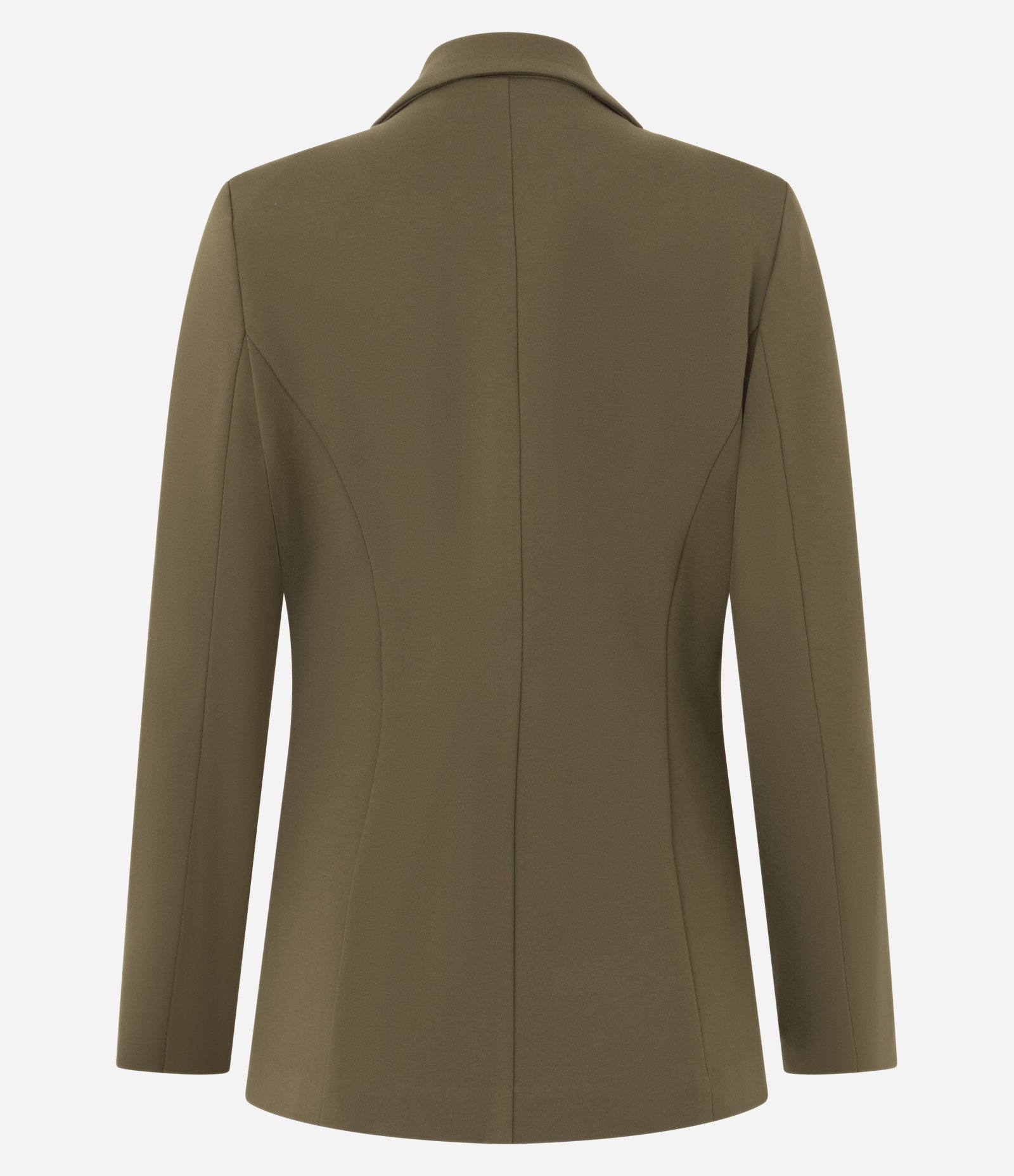 Blazer Slim Alongado em Ponto Roma com Bolsos Embutidos Verde 6