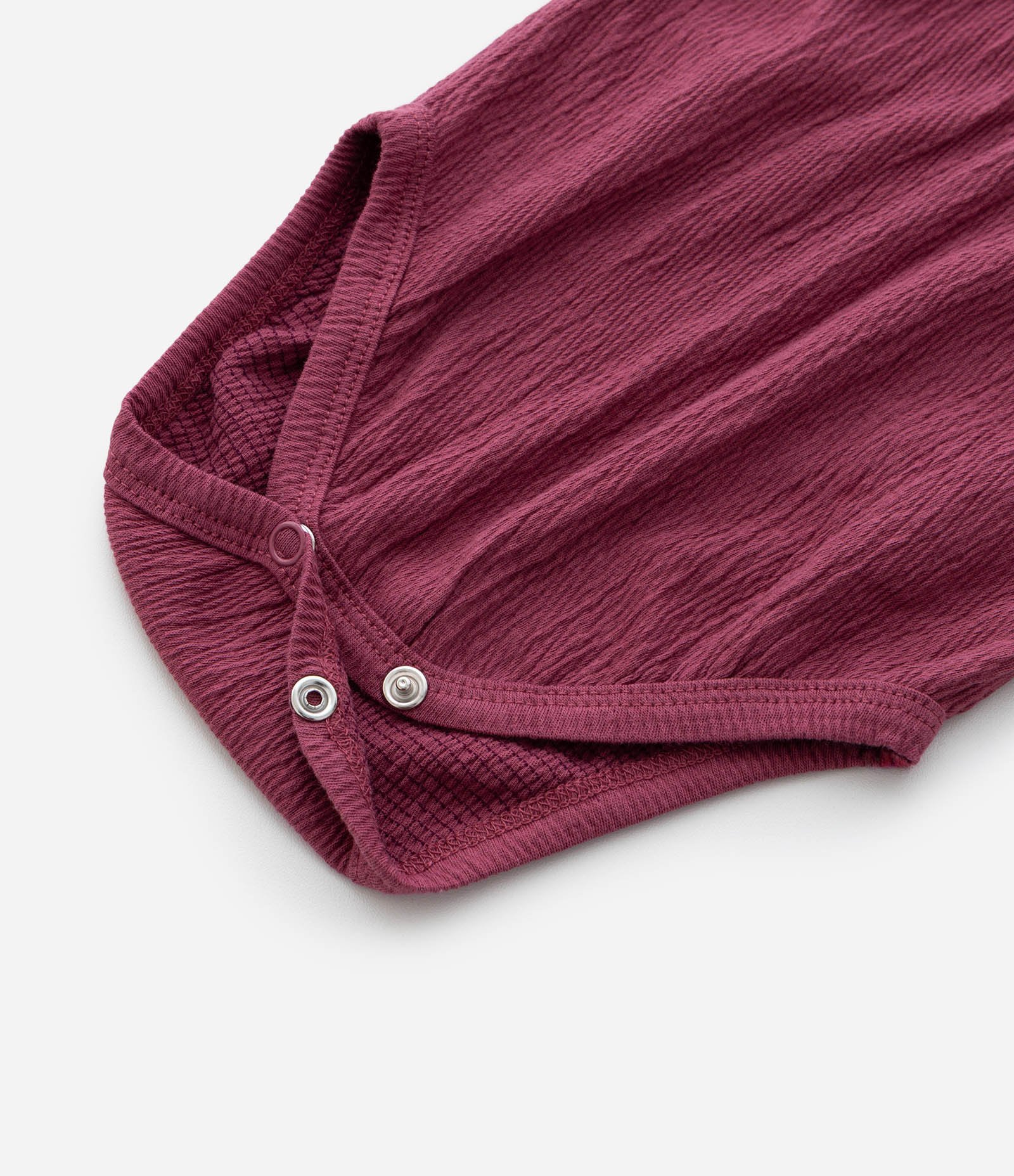 Body Infantil com Laço No Busto – Tam RN a 18 Meses Vinho 7